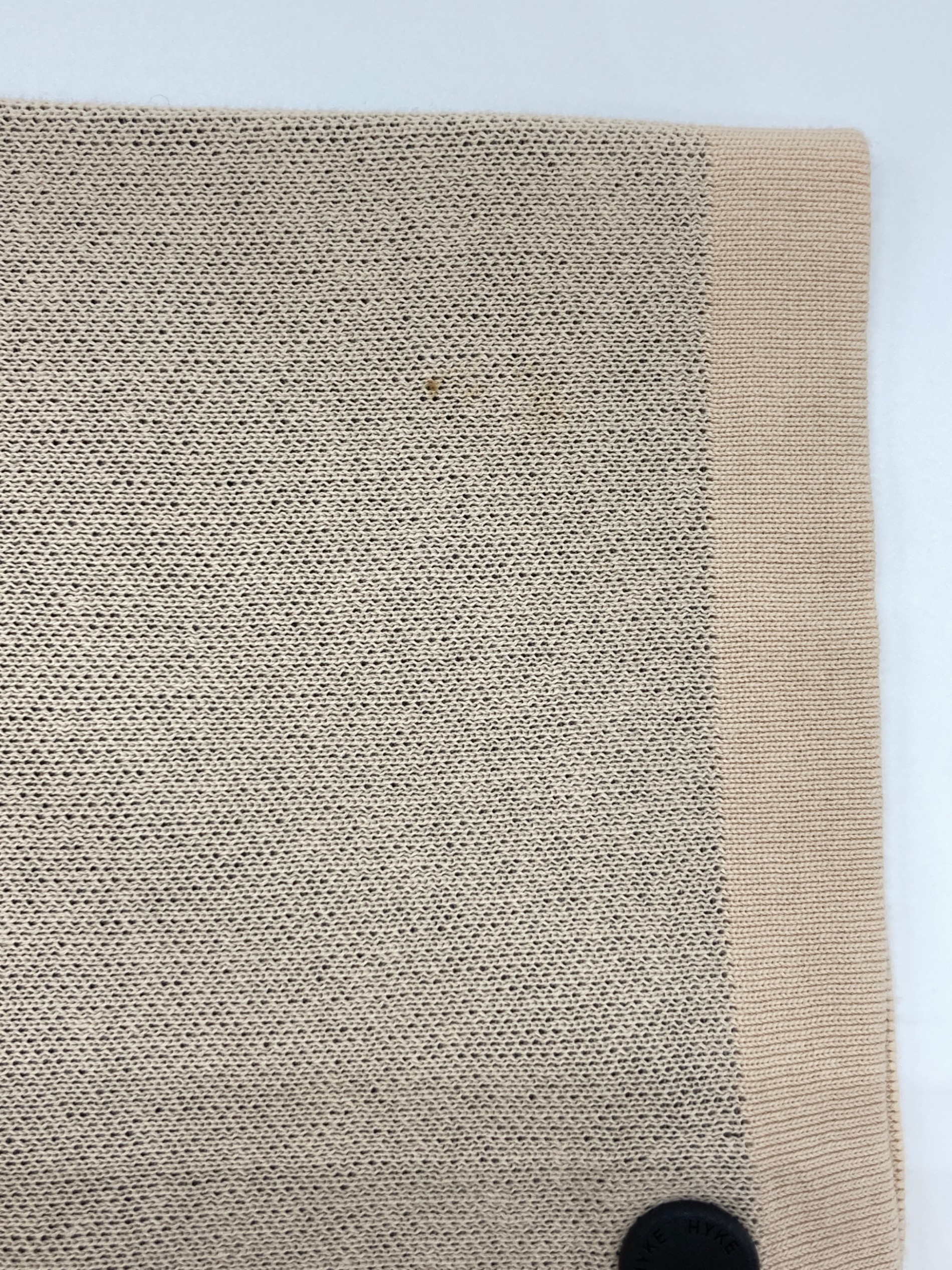 中古・古着通販】HYKE (ハイク) ボーダーニット ベージュ サイズ:1