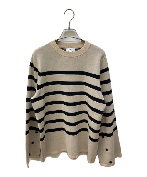 新品　HYKE ハイク　ベスト　ボーダー　重ね着 新品 HYKE ハイク ベスト ボーダー 重ね着 - メルカリ