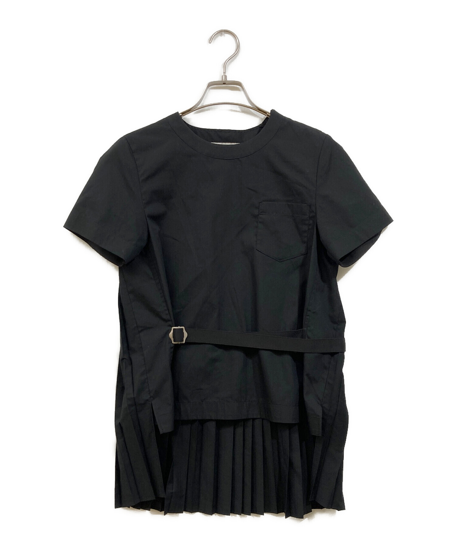 sacai サカイ　プリーツブラウス（ブラック） sacai サカイプリーツブラウス（ブラック）