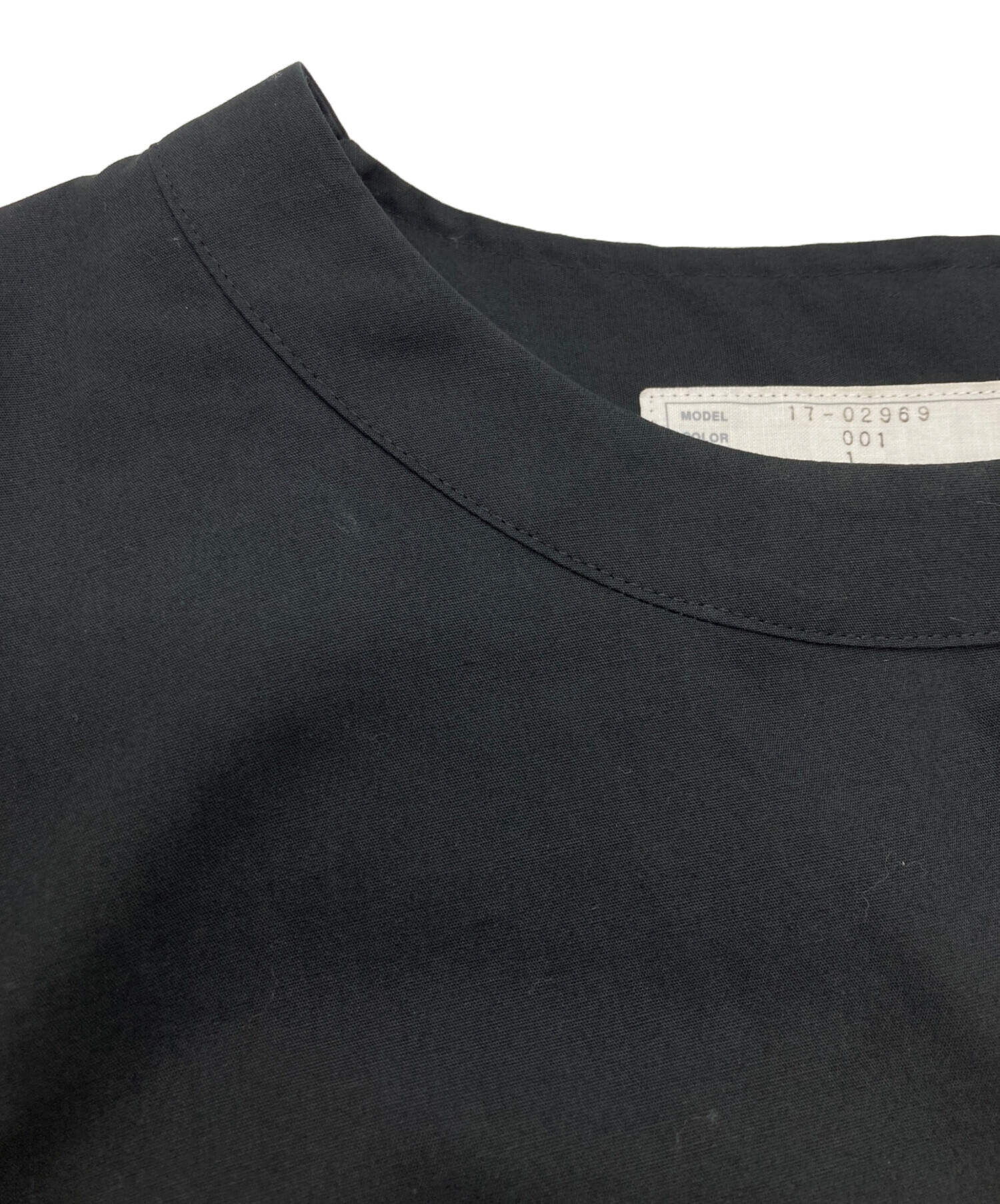 中古・古着通販】sacai (サカイ) バックプリーツブラウス ブラック 