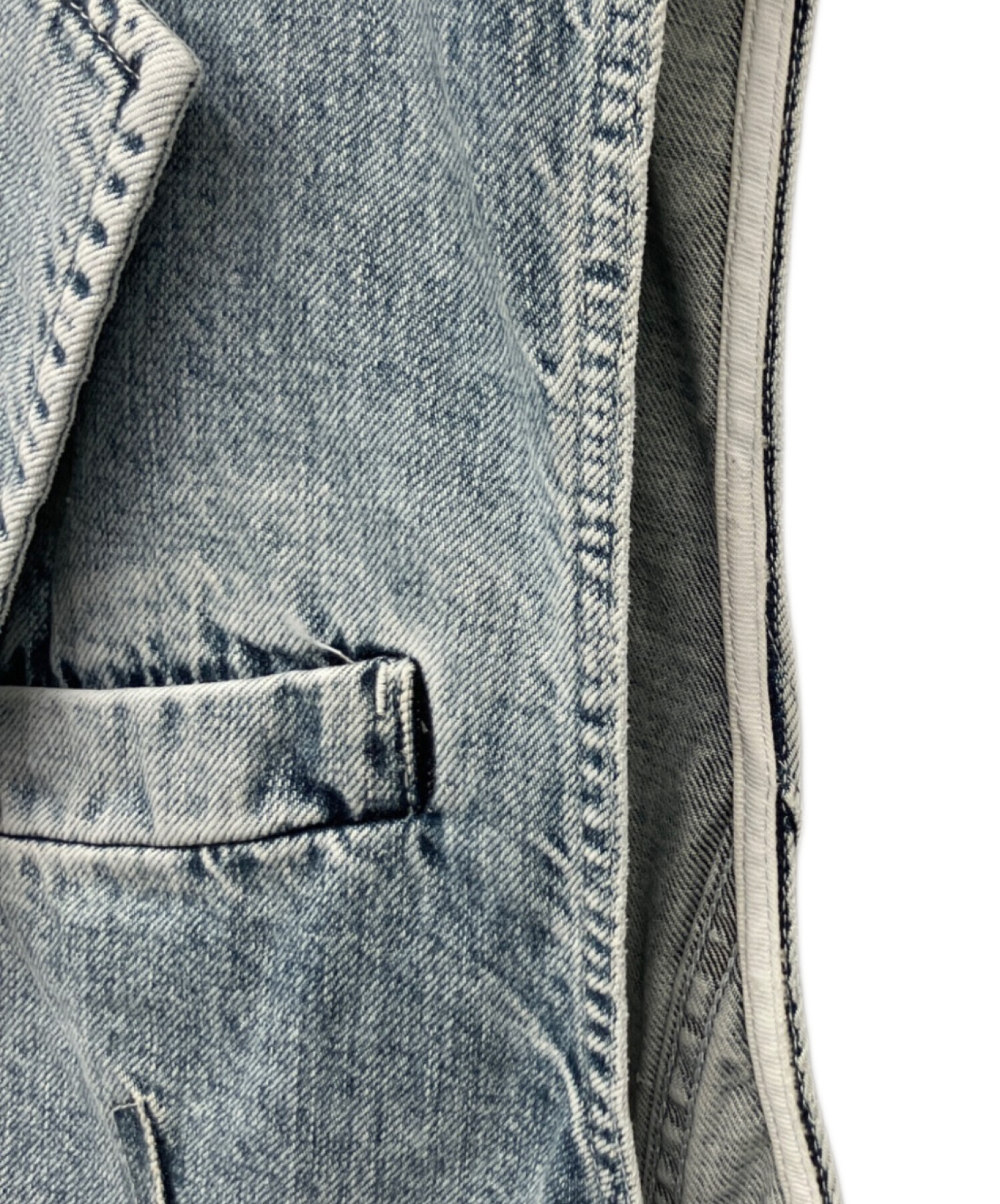 中古・古着通販】TOGA TOO (トーガ・トゥ) DENIM SLEEVELESS JACKET 