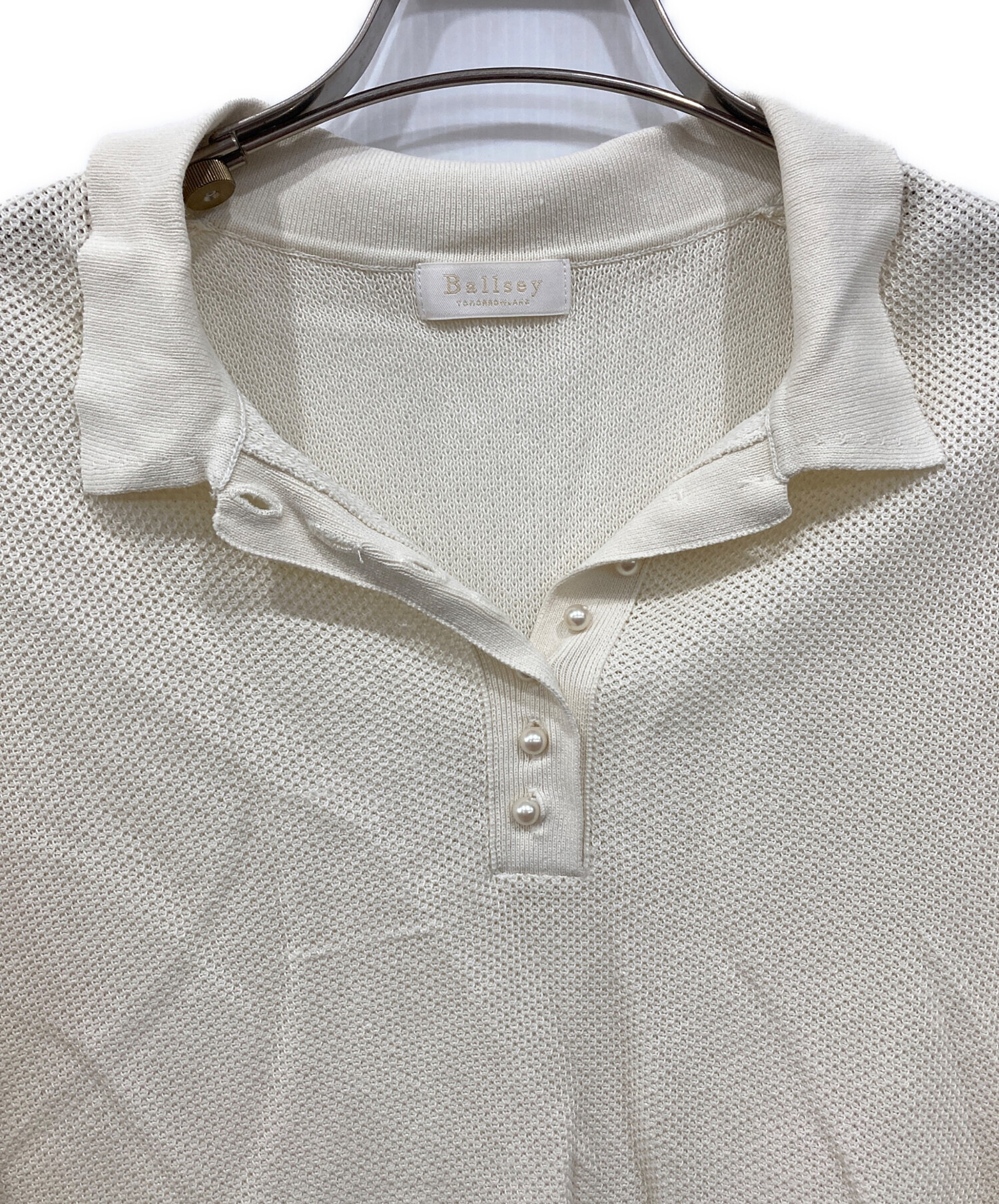 中古・古着通販】BALLSEY (ボールジィ) パールメッシュコンビ ポロ