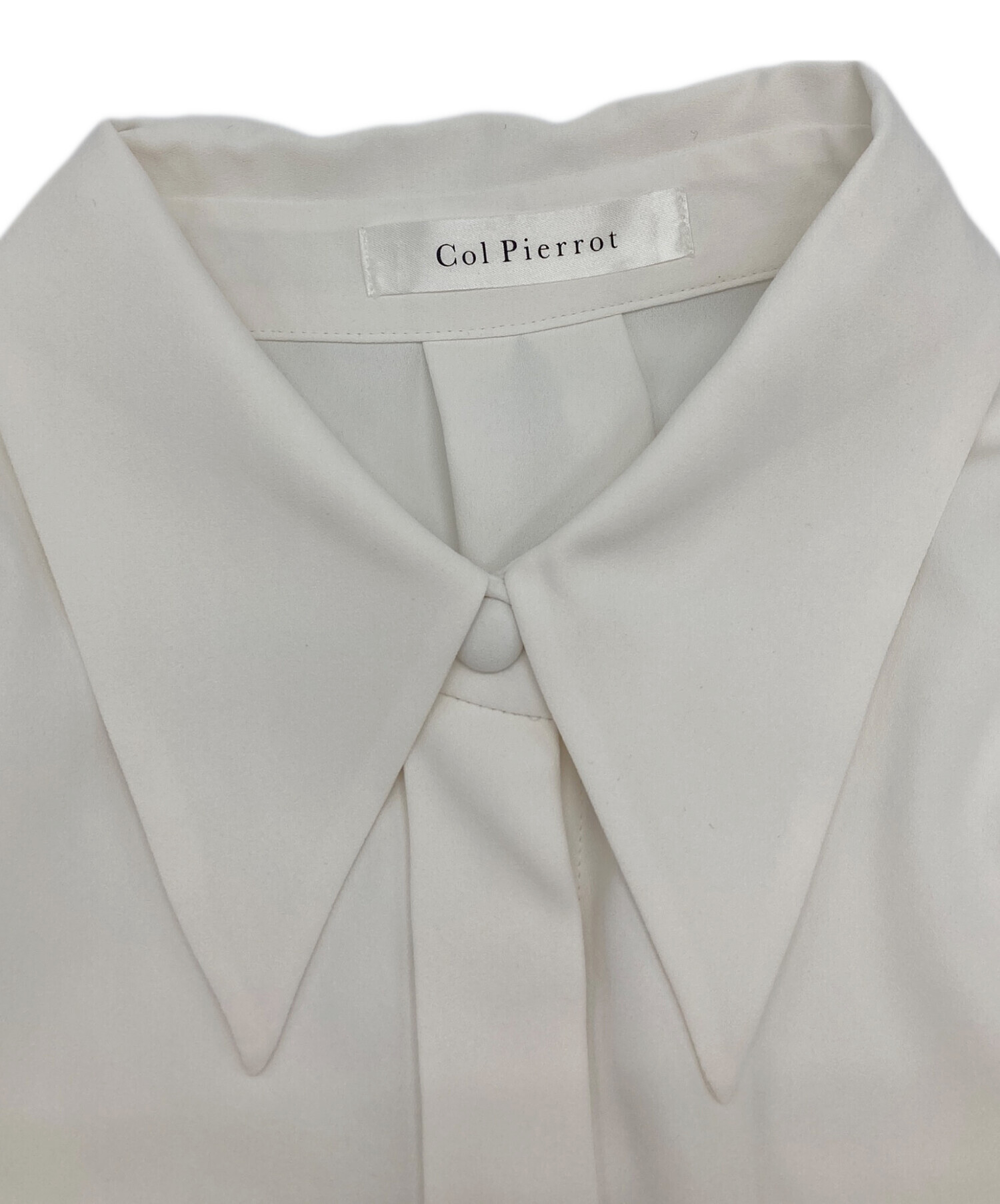 中古・古着通販】Col Pierrot (コルピエロ) ビッグカラージョーゼット 
