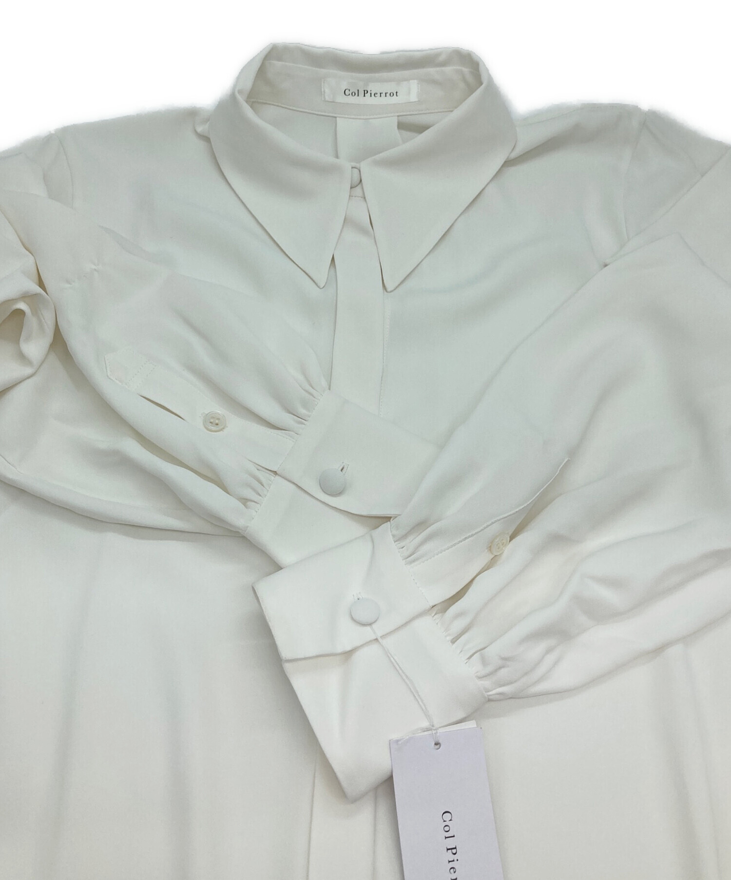 中古・古着通販】Col Pierrot (コルピエロ) ビッグカラージョーゼット 