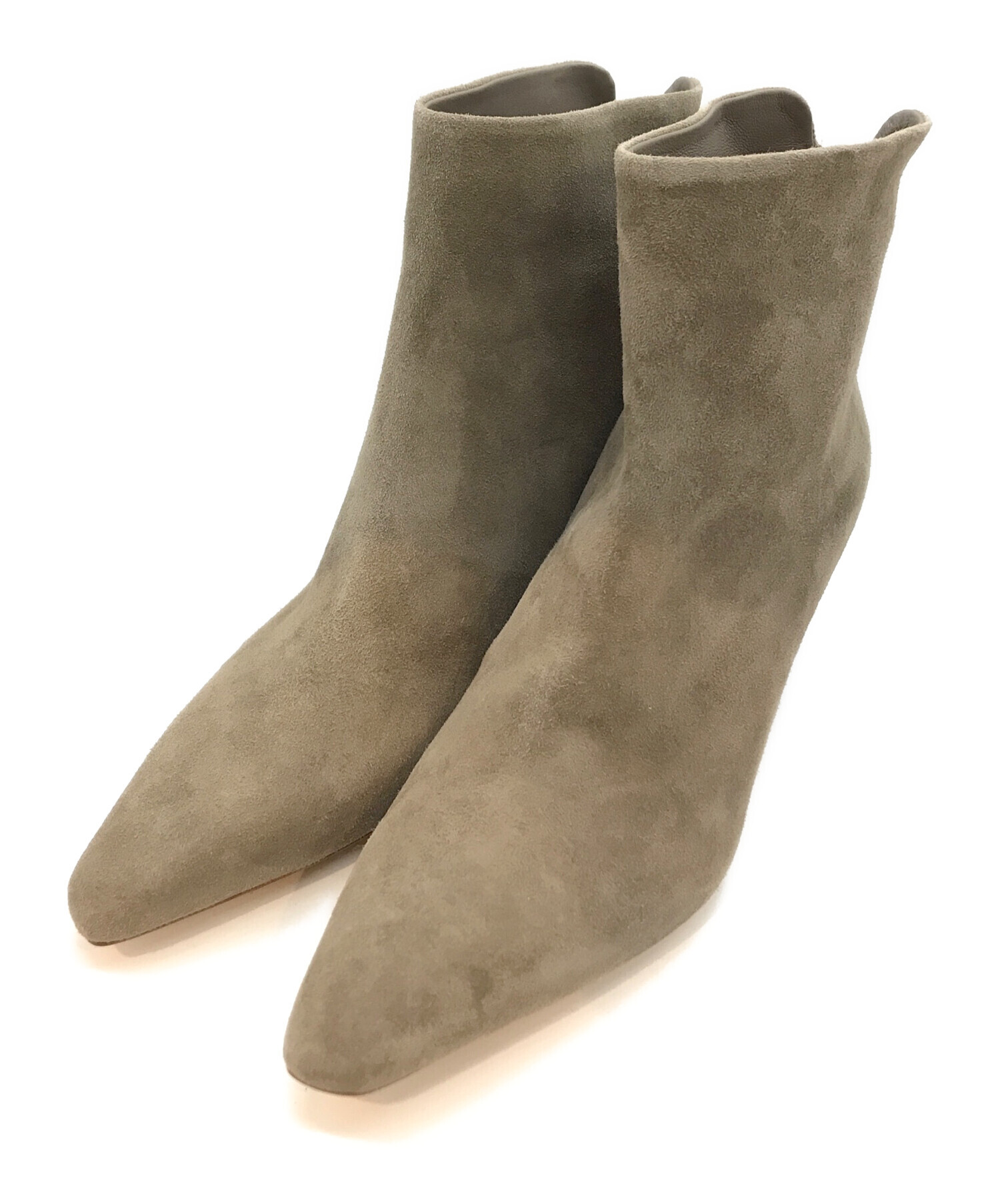 中古・古着通販】BRENTA (ブレンタ) SUEDE ショートブーツ ベージュ