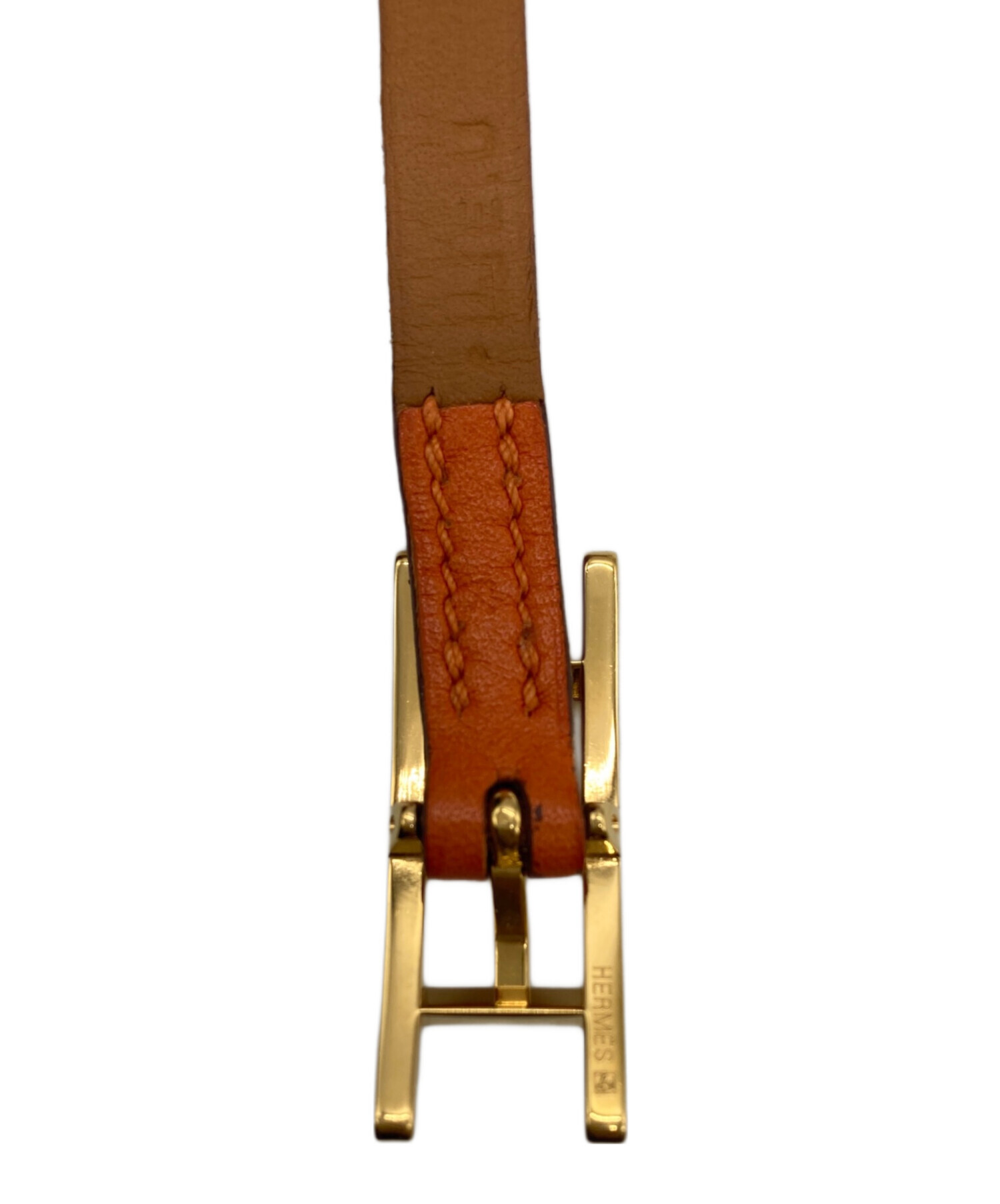 中古・古着通販】HERMES (エルメス) 多重レザーブレスレット ビーアピ 