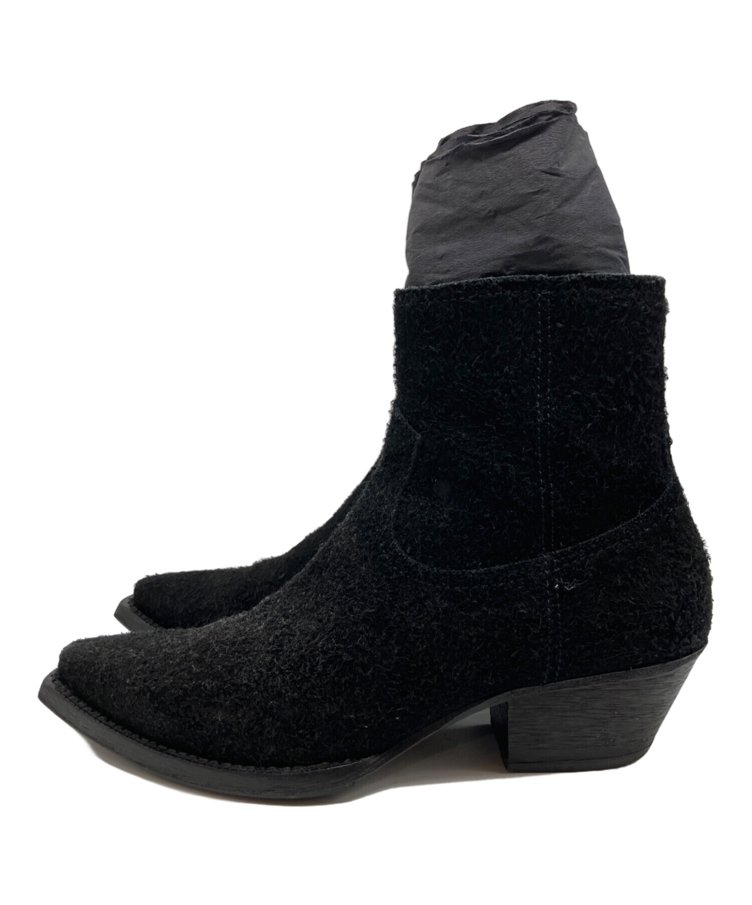 SAINT LAURENT サンローラン　アンクルブーツ　ブラック　37 中古・古着通販】Saint Laurent Paris (サンローランパリ) LUKAS