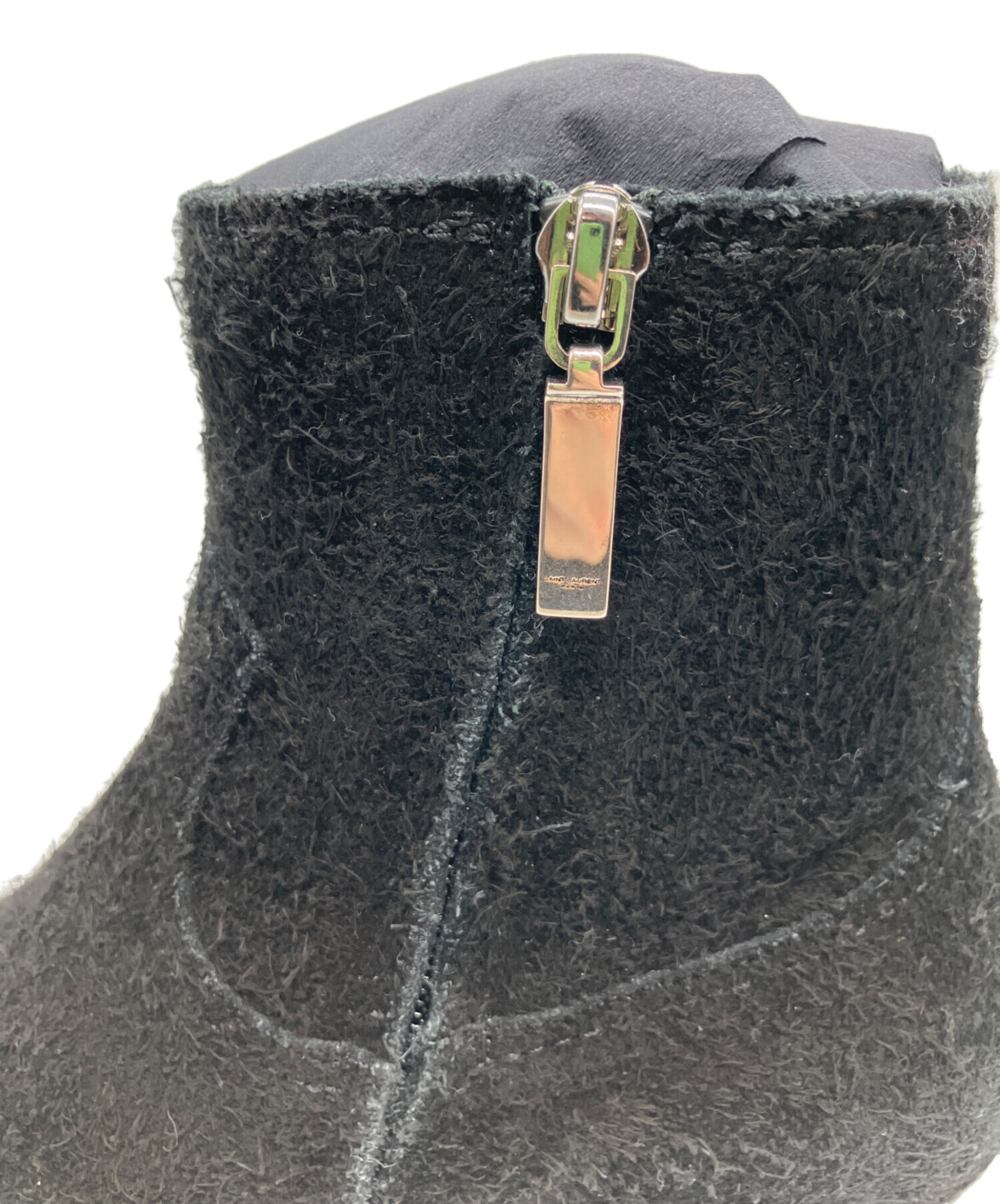 SAINT LAURENT サンローラン　アンクルブーツ　ブラック　37 中古・古着通販】Saint Laurent Paris (サンローランパリ) LUKAS