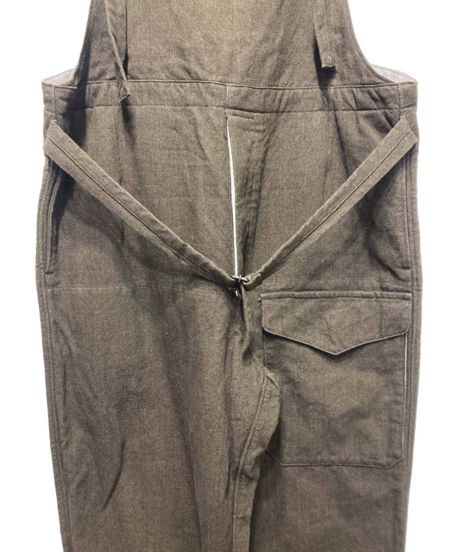 sus-sous オーバーオール　美品 中古・古着通販】SUS-SOUS (シュス) OVERALL ブラウン サイズ:9