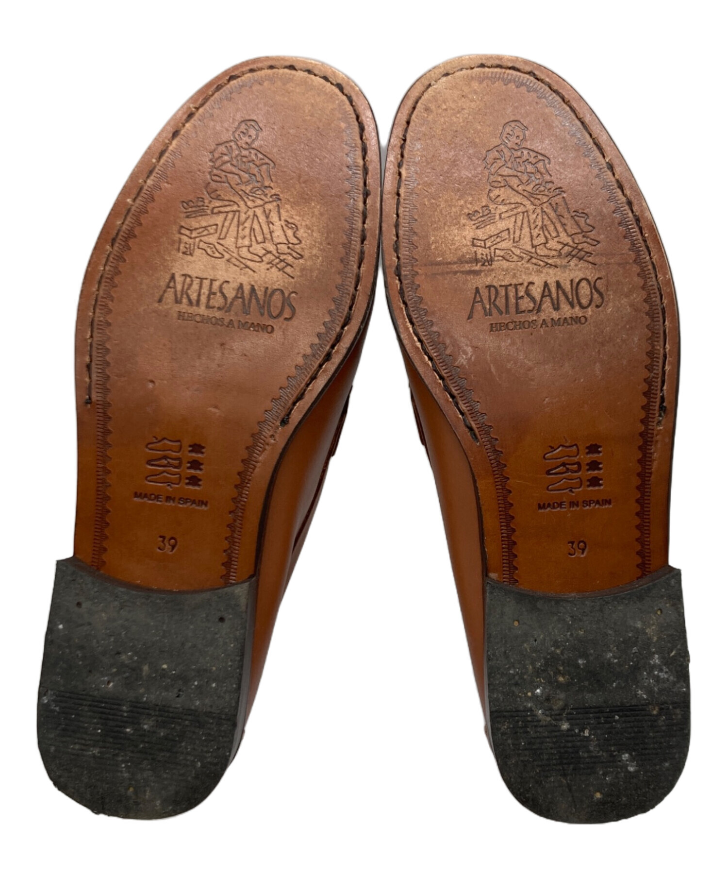 中古・古着通販】ARTESANOS (アルテサノス) ビットローファー ブラウン