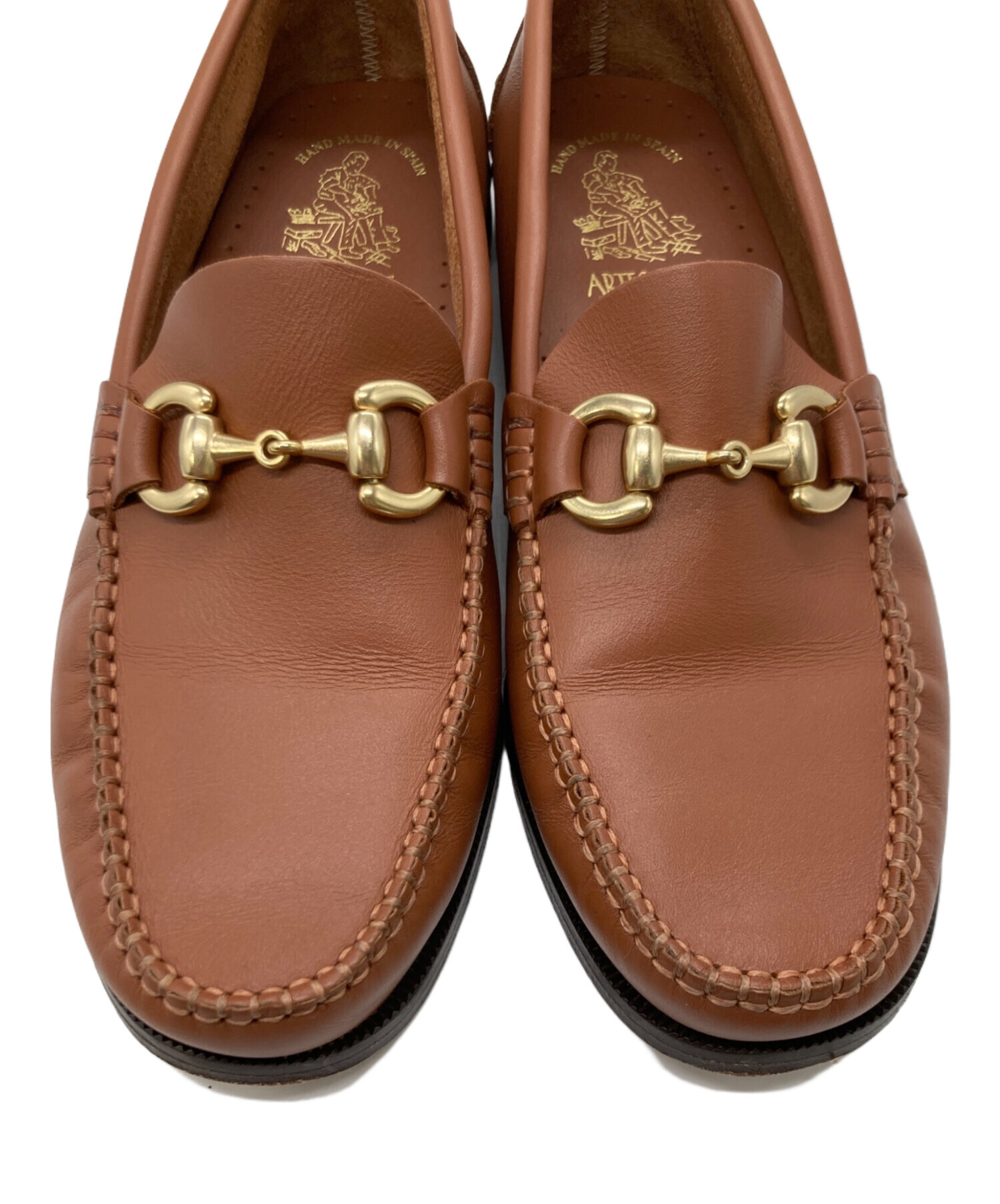 中古・古着通販】ARTESANOS (アルテサノス) ビットローファー ブラウン