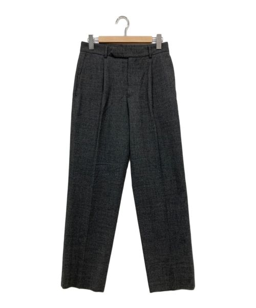 中古・古着通販】ATON (エイトン) ウールタックパンツ グレー サイズ:2