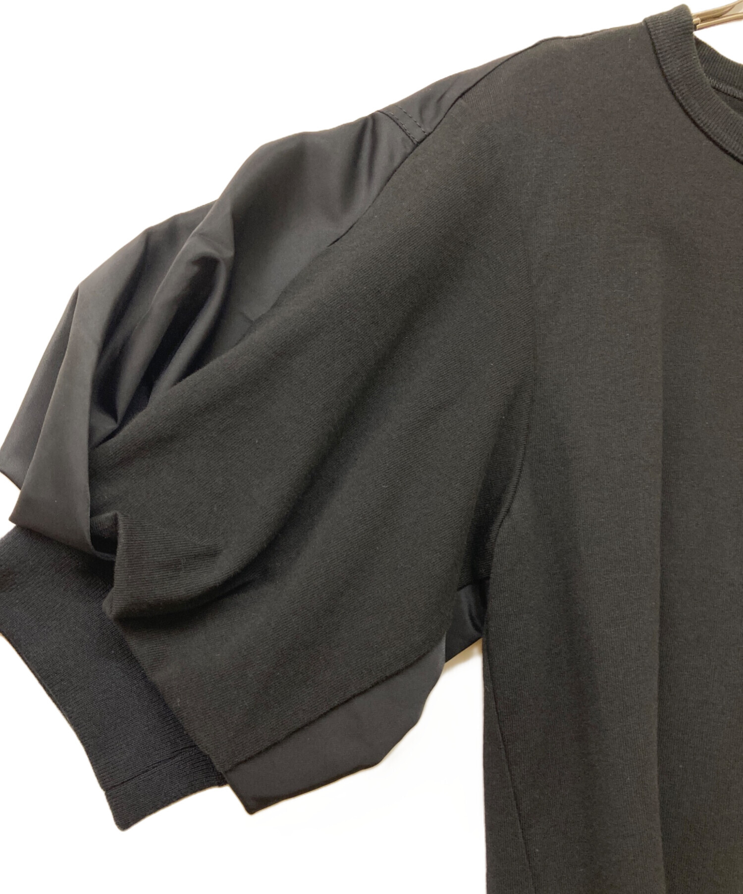 中古・古着通販】sacai (サカイ) 24SS Nylon Twill x Cotton Jersey T 