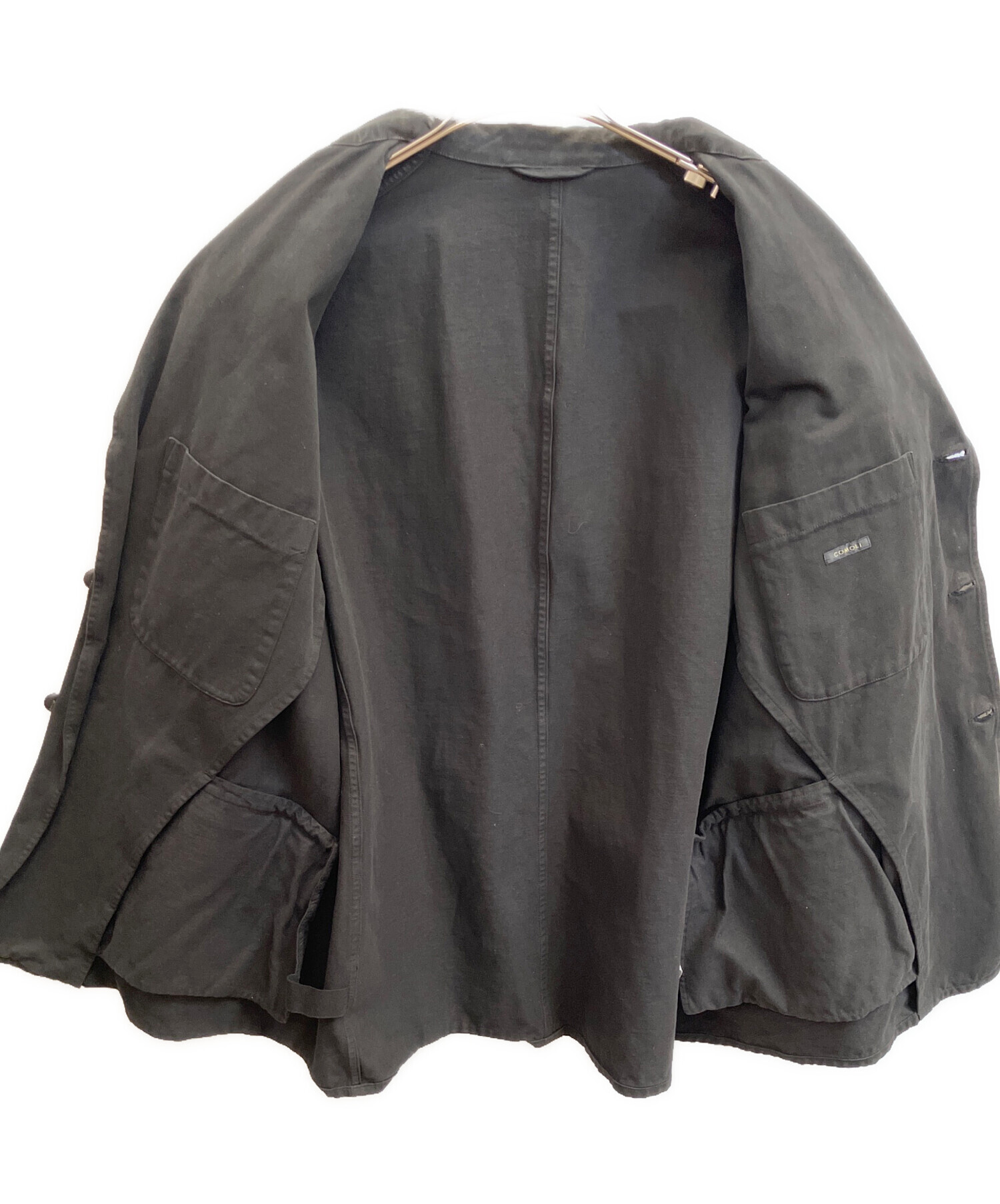 中古・古着通販】COMOLI (コモリ) 製品染 ジャケット ブラック サイズ