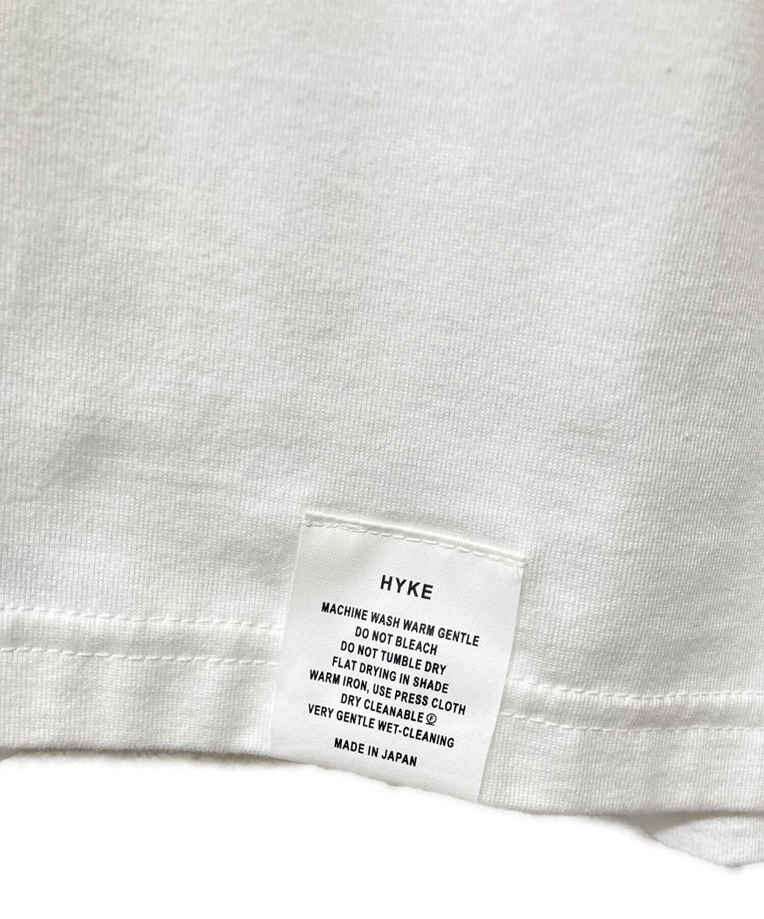 中古・古着通販】HYKE (ハイク) クロップドロングスリーブTシャツ