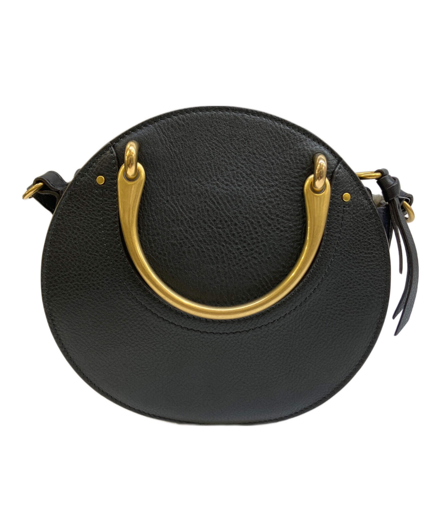 Chloé ネイビーブルー スエード ショルダーバッグ 2way 中古・古着通販