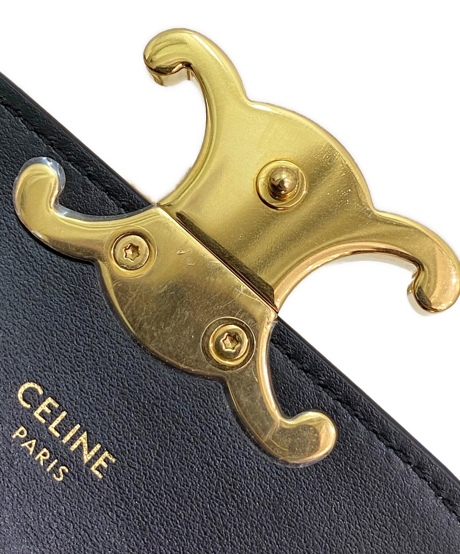 中古・古着通販】CELINE (セリーヌ) ミニ チェーン クロード ブラック