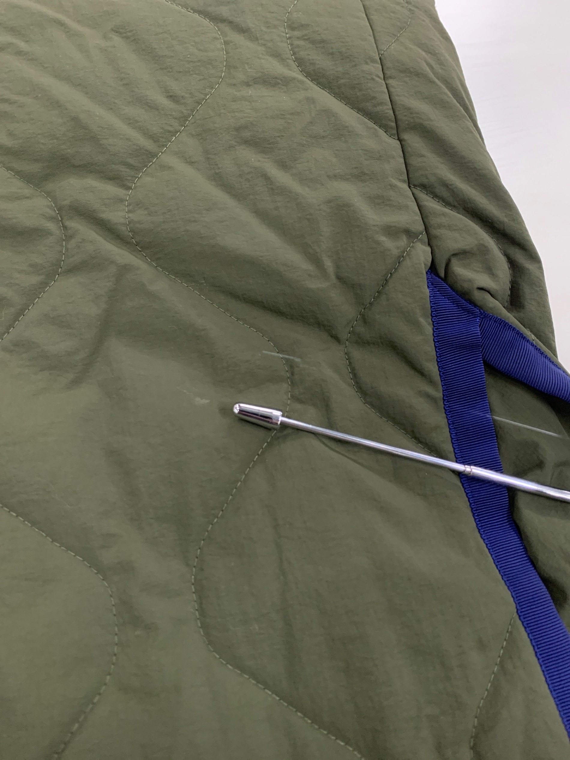 中古・古着通販】UN3D. (アンスリード) キルティングベスト オリーブ