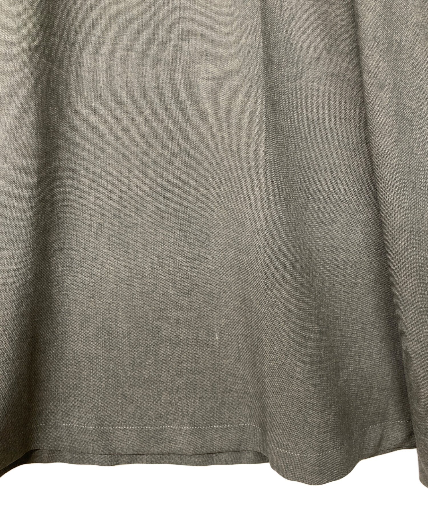 中古・古着通販】foufou (フーフー) v neck jumper skirt グレー