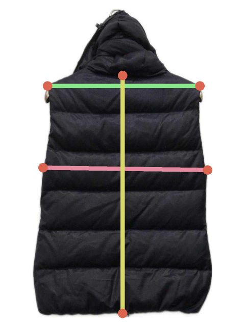 中古・古着通販】DUVETICA (デュベティカ) ダウンベスト ネイビー