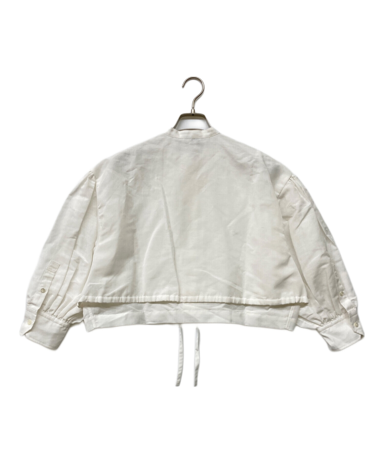 中古・古着通販】HYKE (ハイク) バルーンスリーブ ブラウス ホワイト
