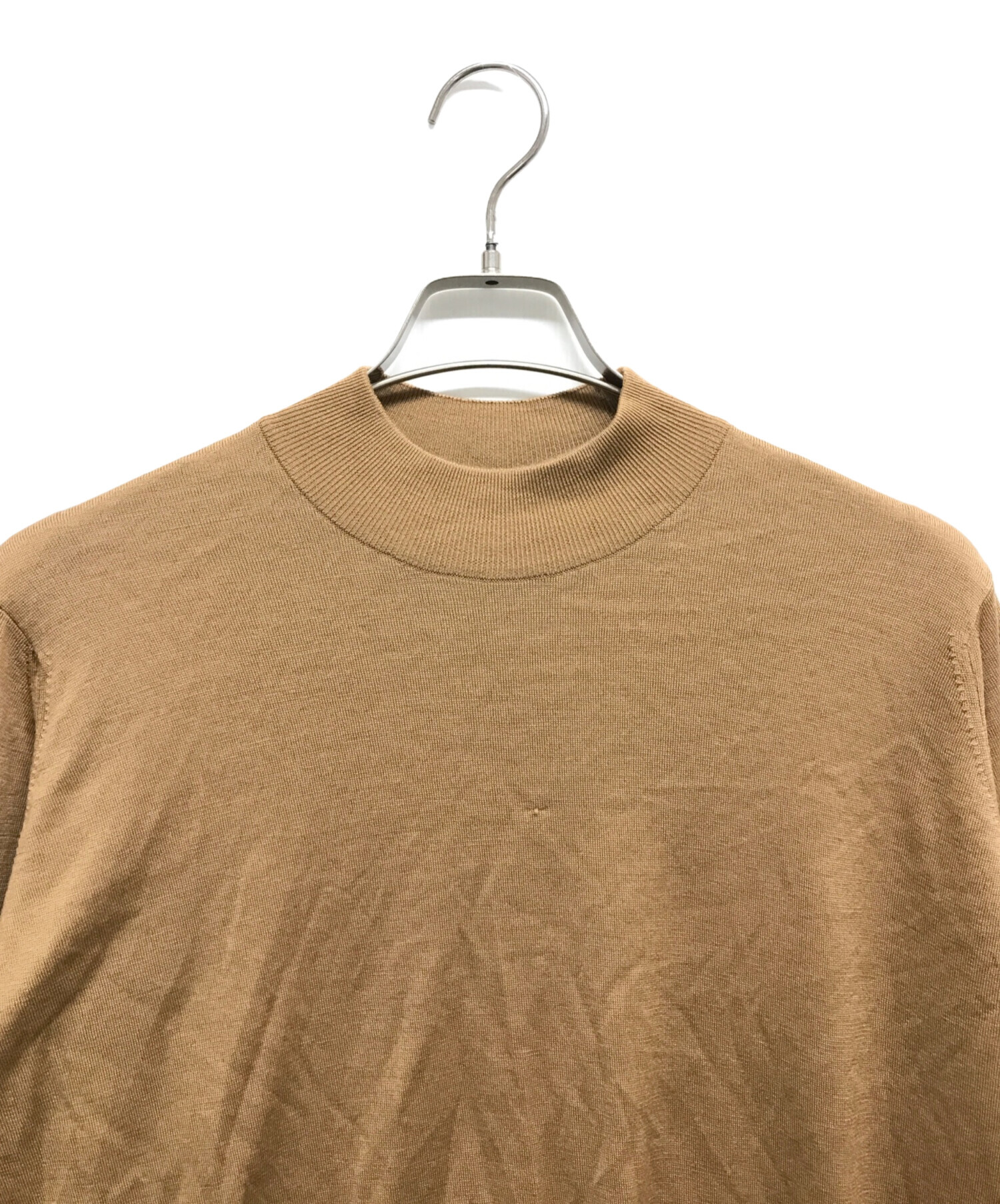 JOHN SMEDLEY ブラウン 長袖セーター ウール L ジョンスメドレー 中古・古着通販】JOHN SMEDLEY (ジョンスメドレー) ウールニット