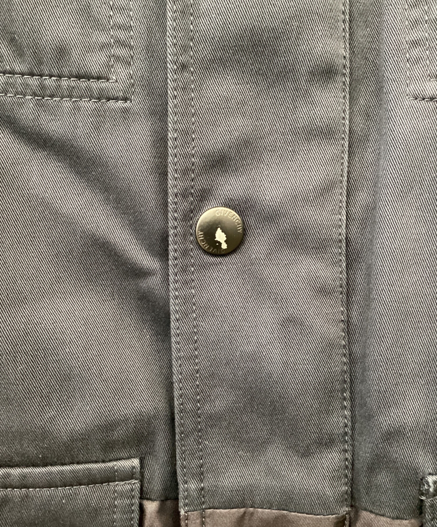 中古・古着通販】GIVENCHY (ジバンシィ) 切替ジャケット ネイビー