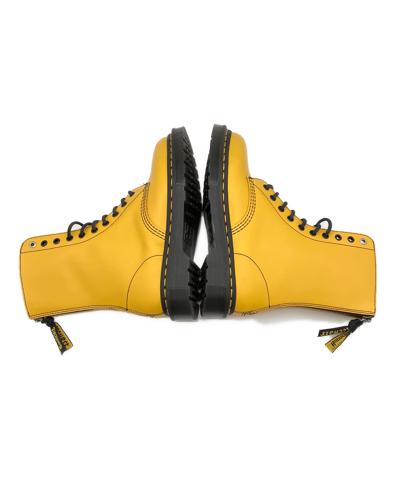 美品Dr.Martens ドクターマーチン イエローUK9 28cm 中古・古着通販】Dr.Martens (ドクターマーチン) Y's (ワイズ) 10EYE