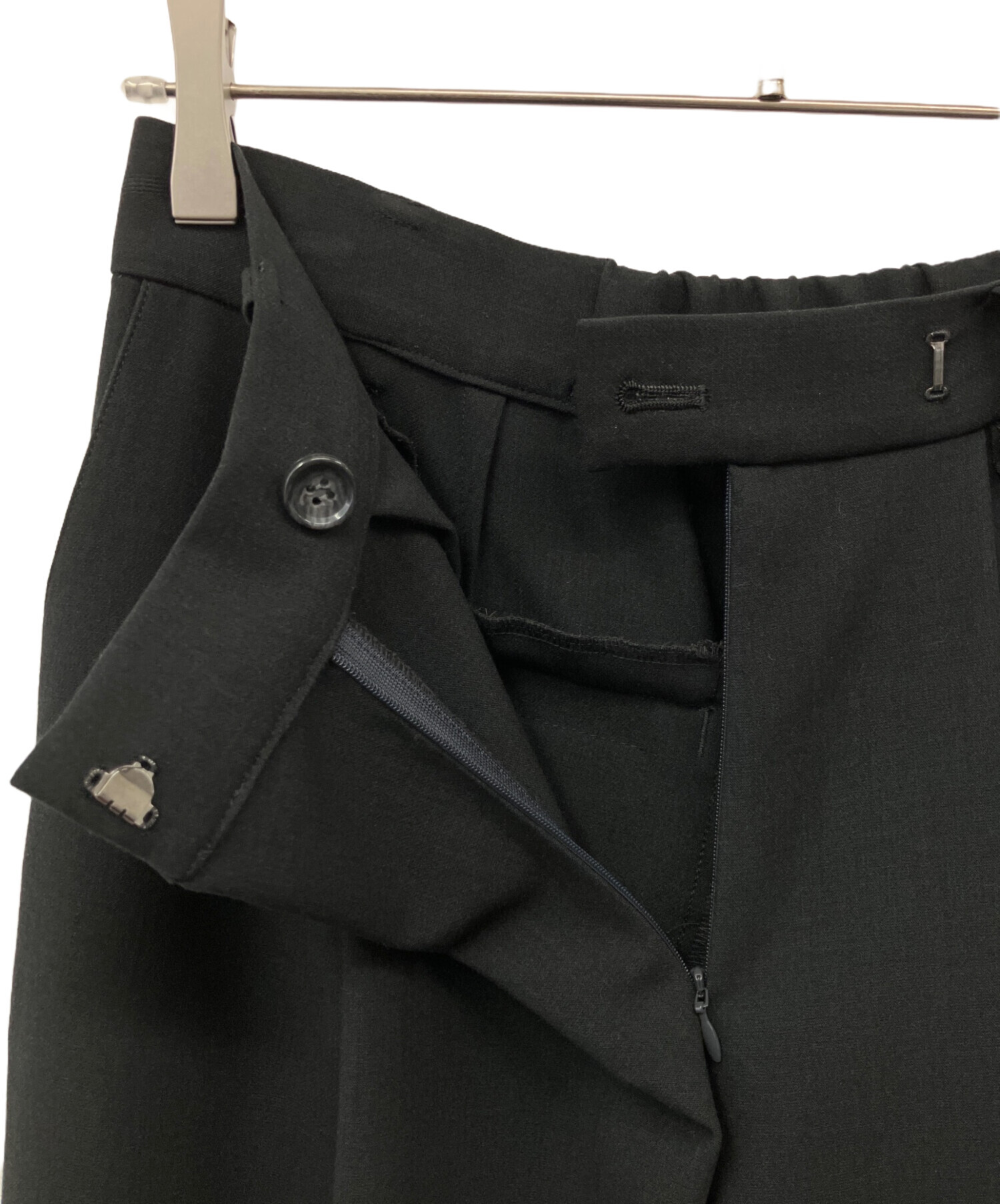 中古・古着通販】SOEJU (ソージュ) ウールライクタックパンツ グレー