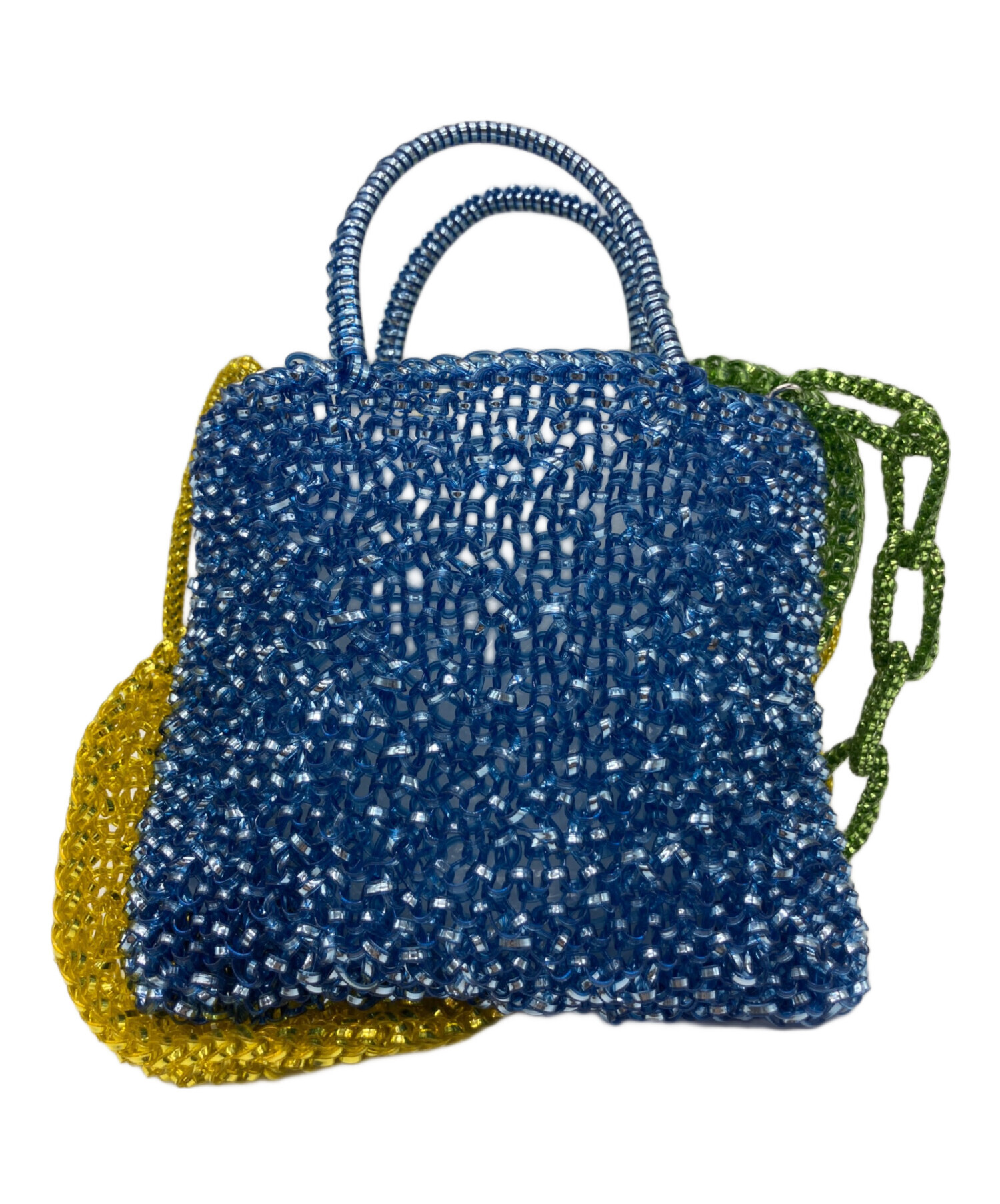 ANTEPRIMA ブルーワイヤーバッグ 中古・古着通販】ANTEPRIMA (アンテプリマ) BEA BONGIASCA スクエア