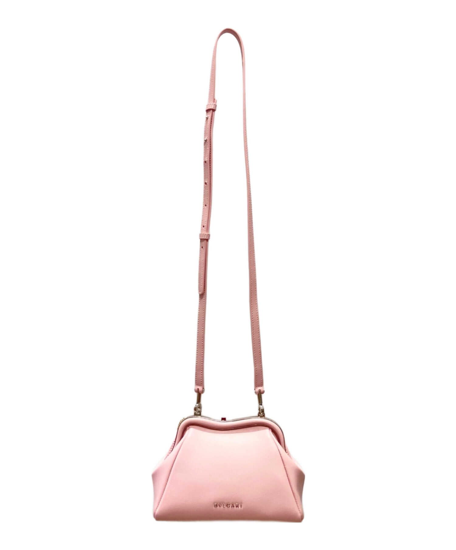 BVLGARI ブルガリ ショルダーバッグ  ピンク 【古着】【中古】【送料無料】 中古・古着通販】BVLGARI (ブルガリ) ショルダーバッグ BVLGARI