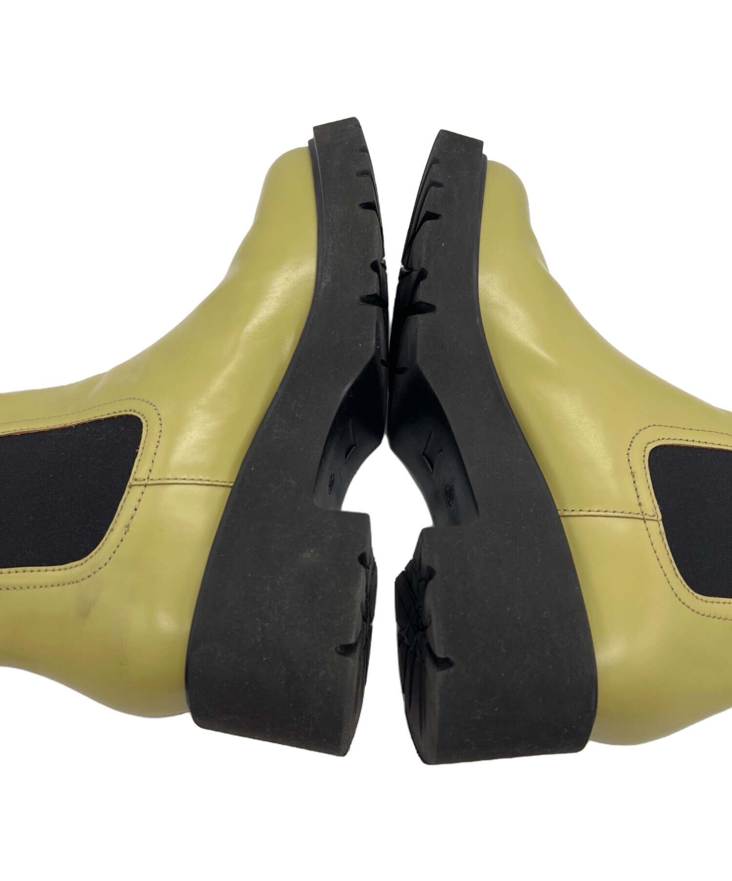中古・古着通販】CAMPER (カンペール) サイドゴアブーツ ベージュ