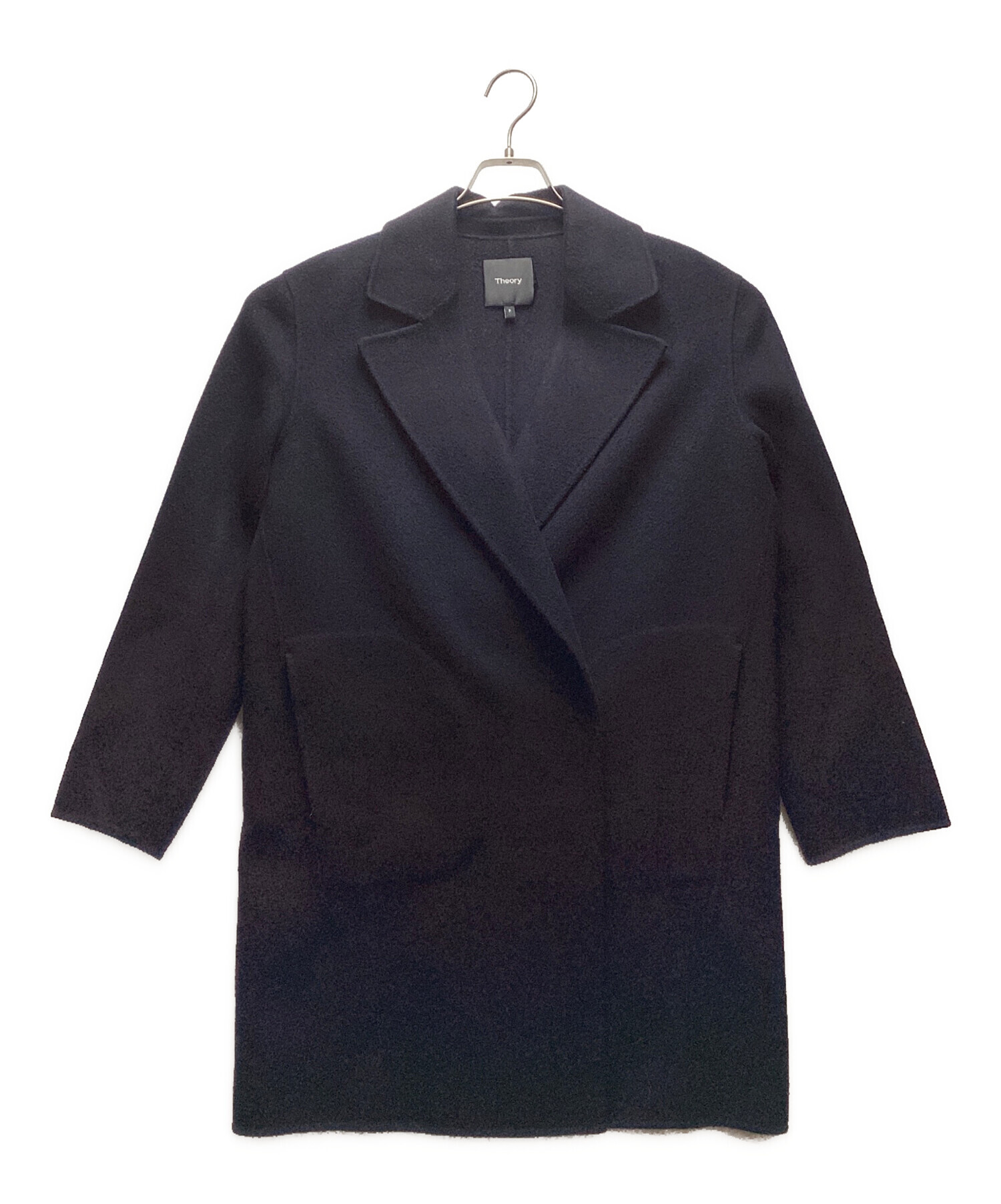 中古・古着通販】theory (セオリー) NEW.DIVIDE/BOY.COAT ネイビー