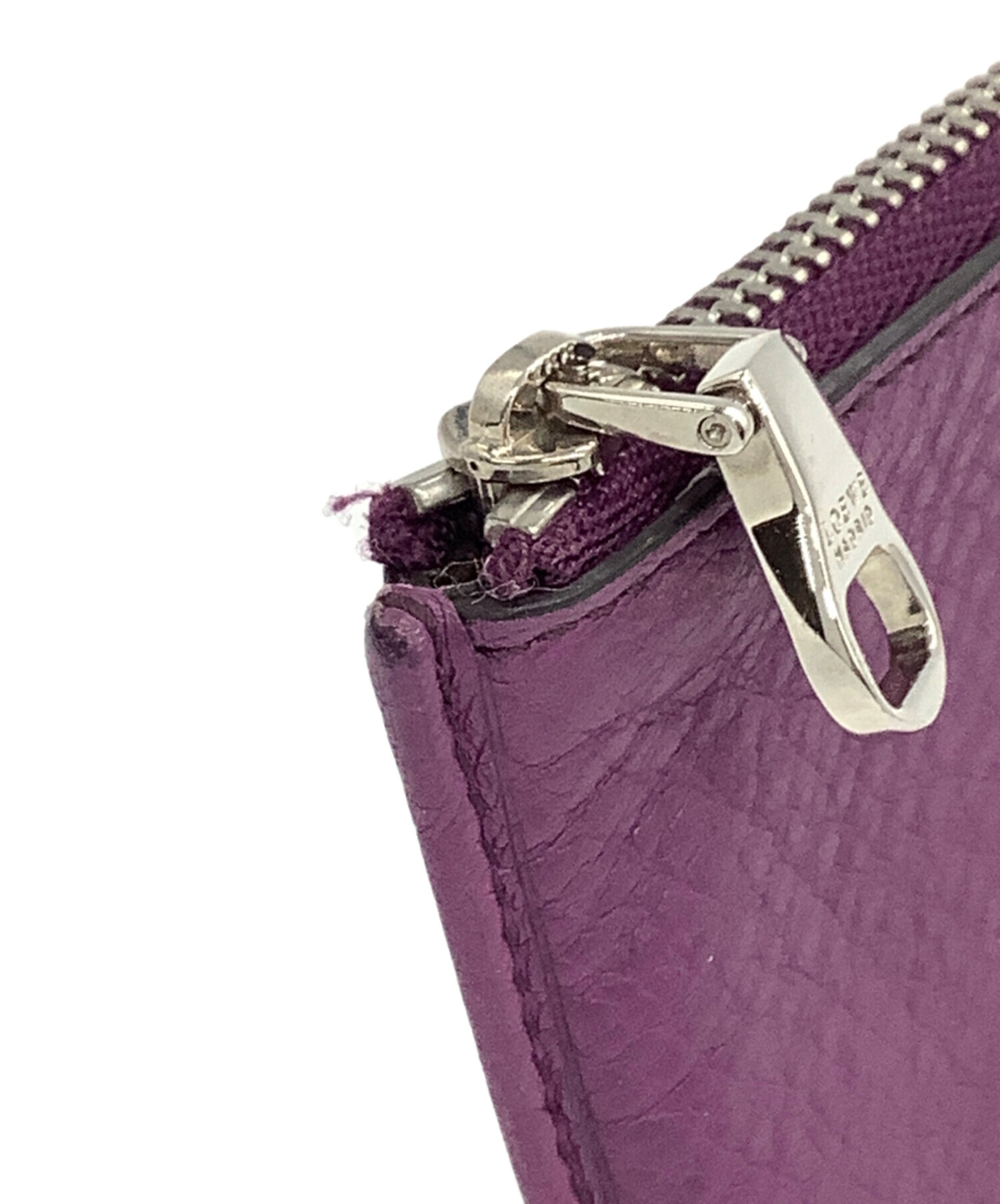 極美品】LOEWE コインケース 小銭入れ ハート レザー ロゴ金具