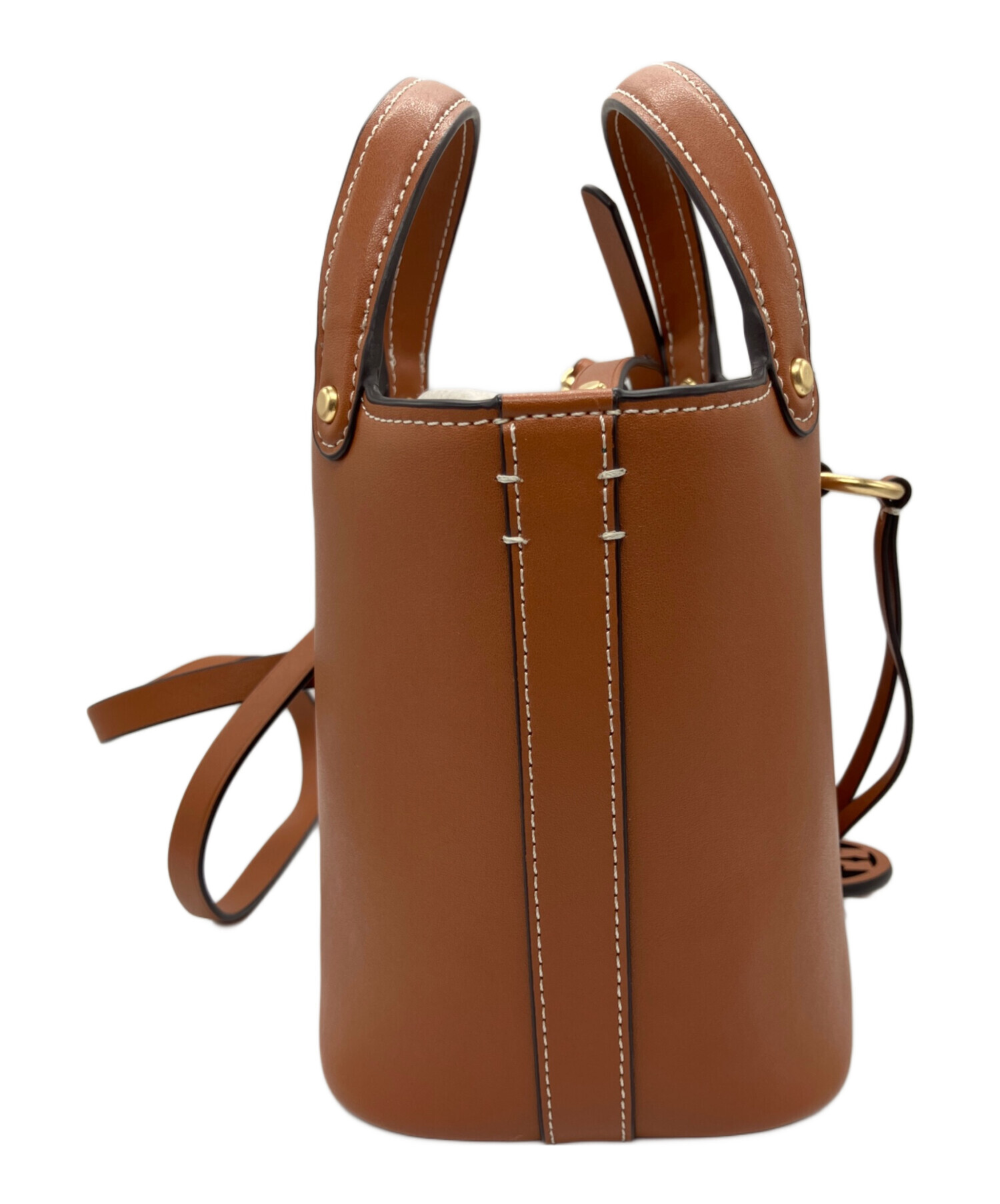 中古・古着通販】TORY BURCH (トリーバーチ) ミラーミニバケットバッグ