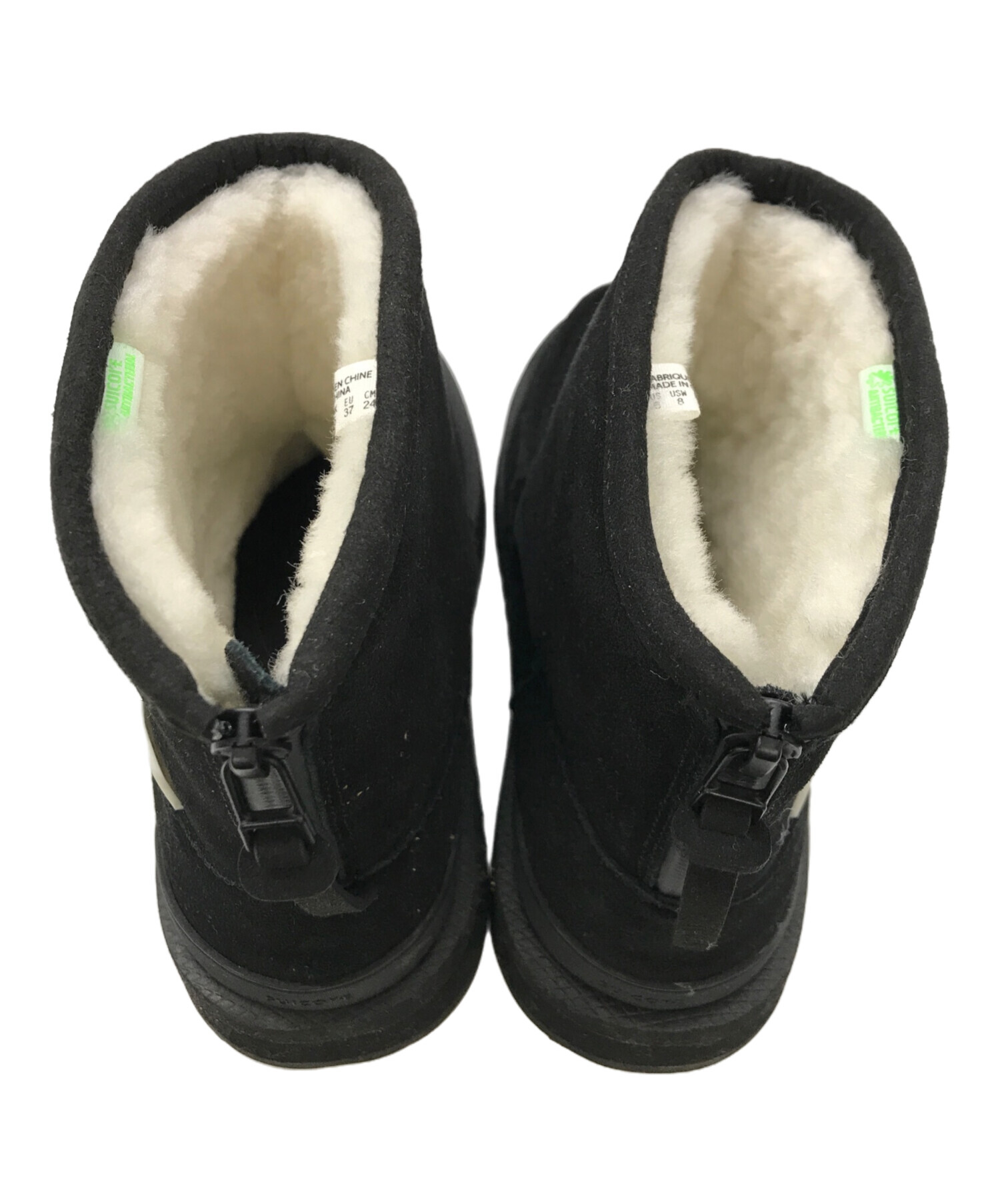 ムートンブーツ　US6 中古・古着通販】suicoke (スイコック) ムートンブーツ ブラック