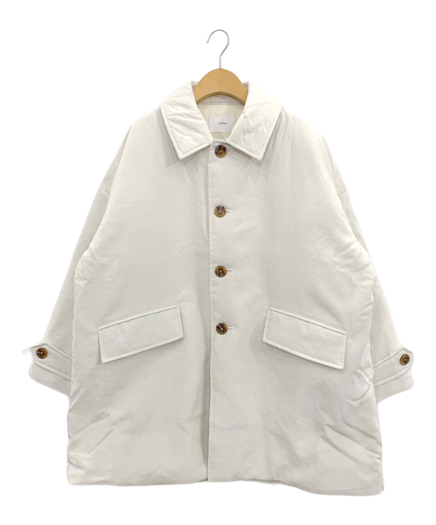 中古・古着通販】miffew (ミフュー) BAL COLLAR OVER DOWN COAT 