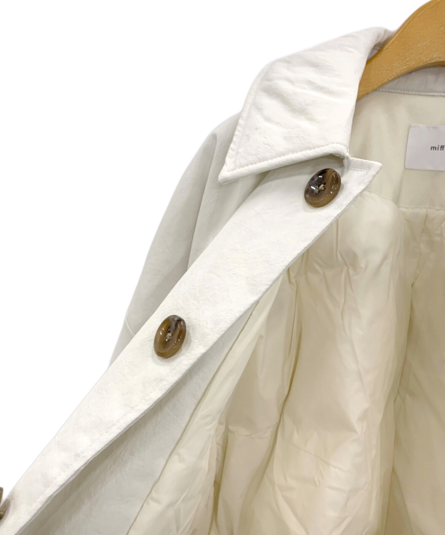 中古・古着通販】miffew (ミフュー) BAL COLLAR OVER DOWN COAT 