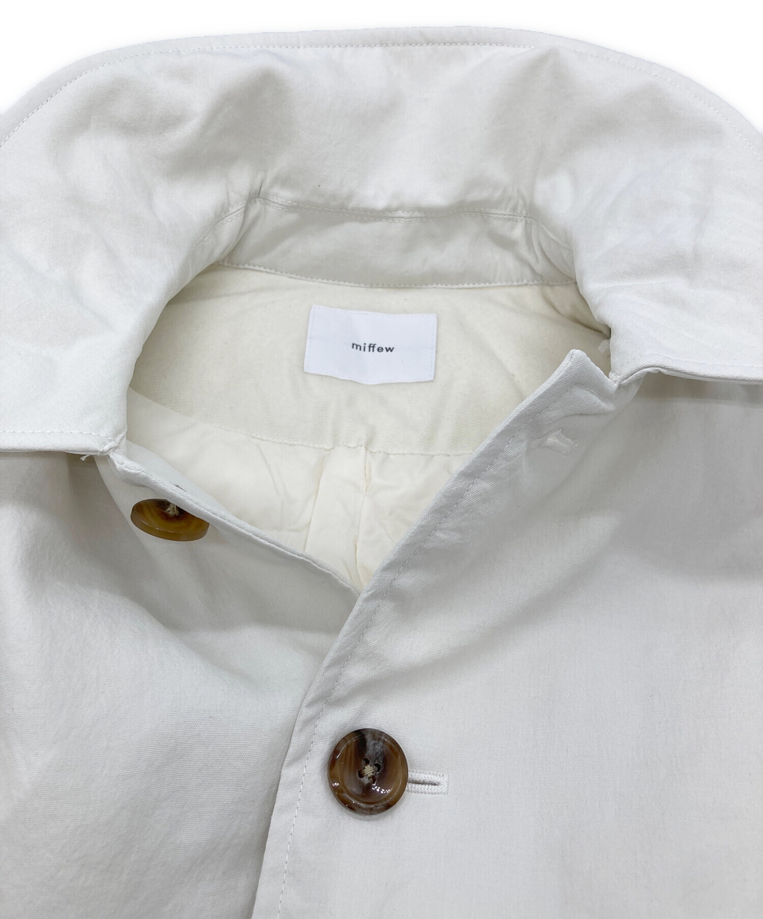 中古・古着通販】miffew (ミフュー) BAL COLLAR OVER DOWN COAT 