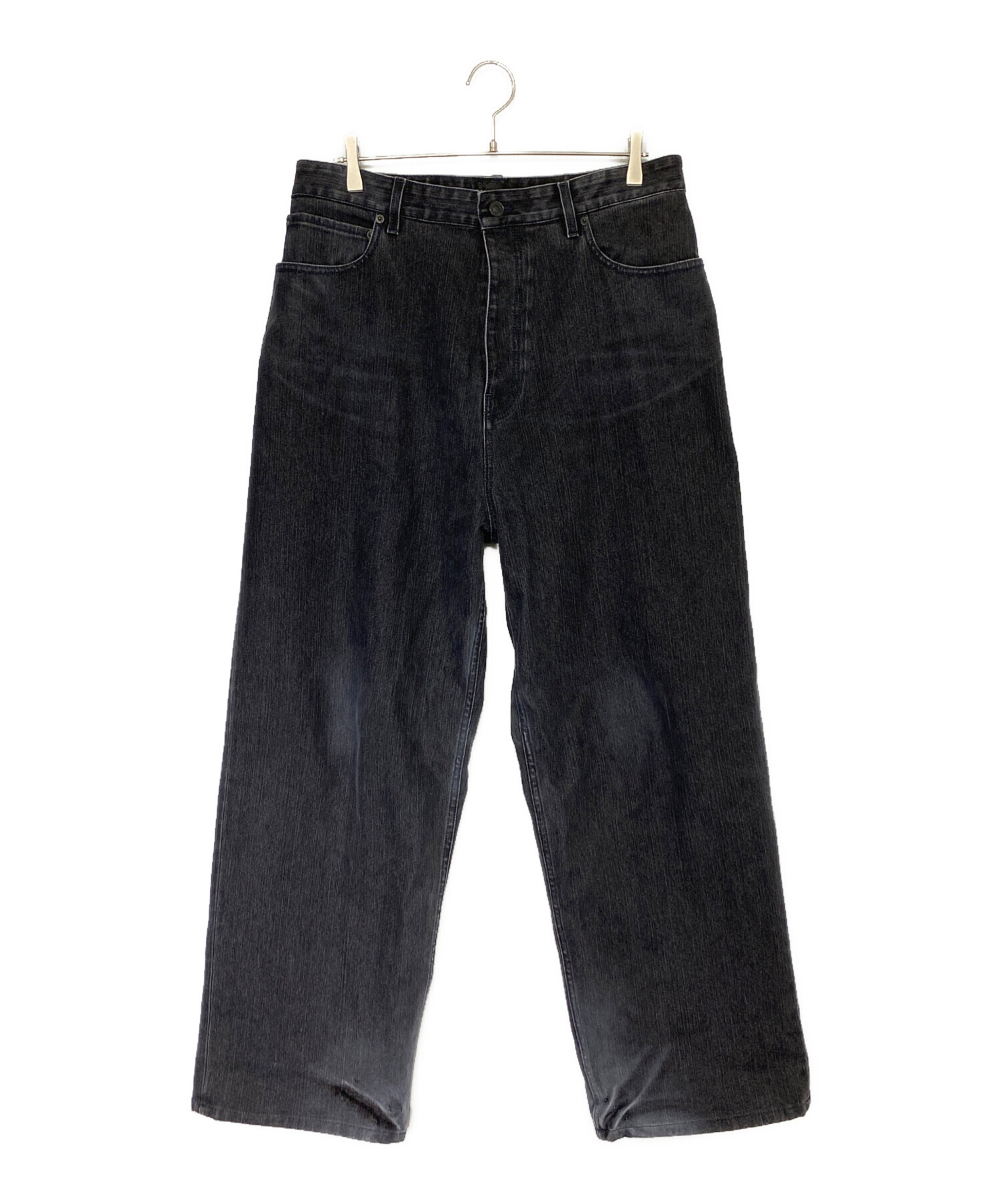 中古・古着通販】BALENCIAGA (バレンシアガ) デニムパンツ ブラック 