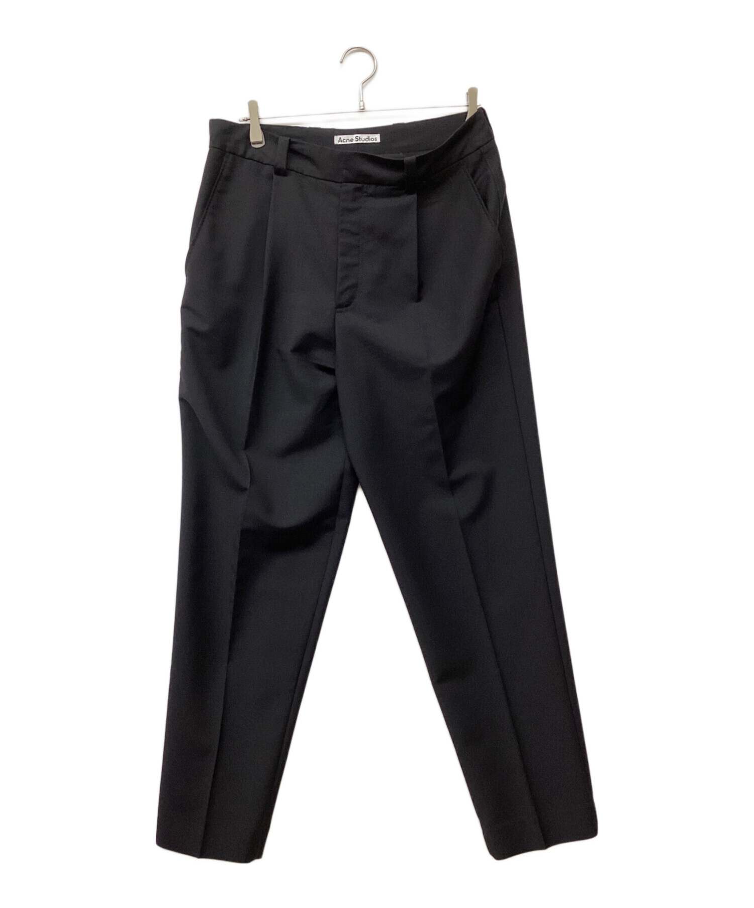 Acne Studios ブラック トラウザーズ 中古・古着通販】Acne studios (アクネ ストゥディオズ) テーラード