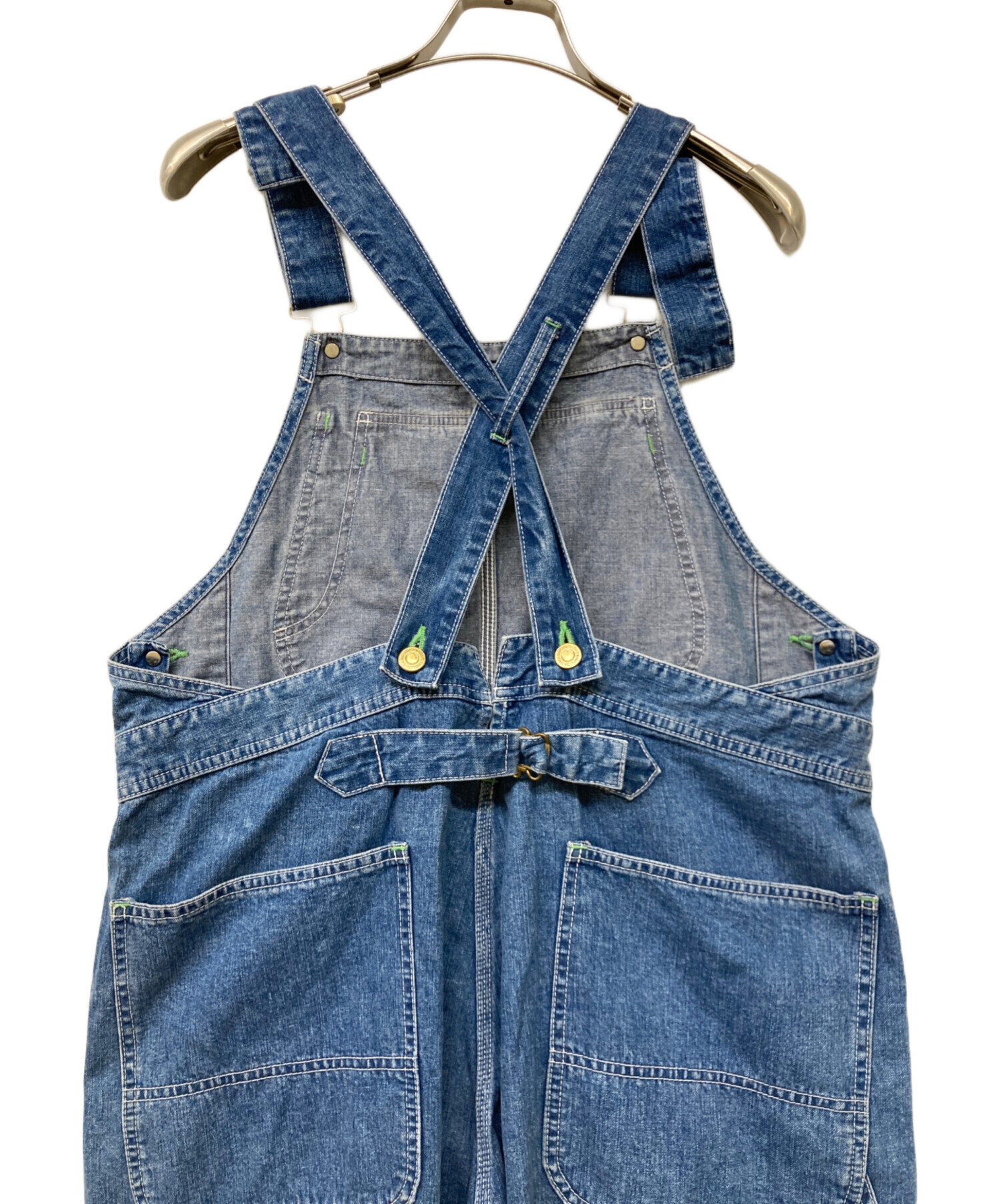 中古・古着通販】holiday (ホリデー) LOW-BACK DENIM OVER-ALL