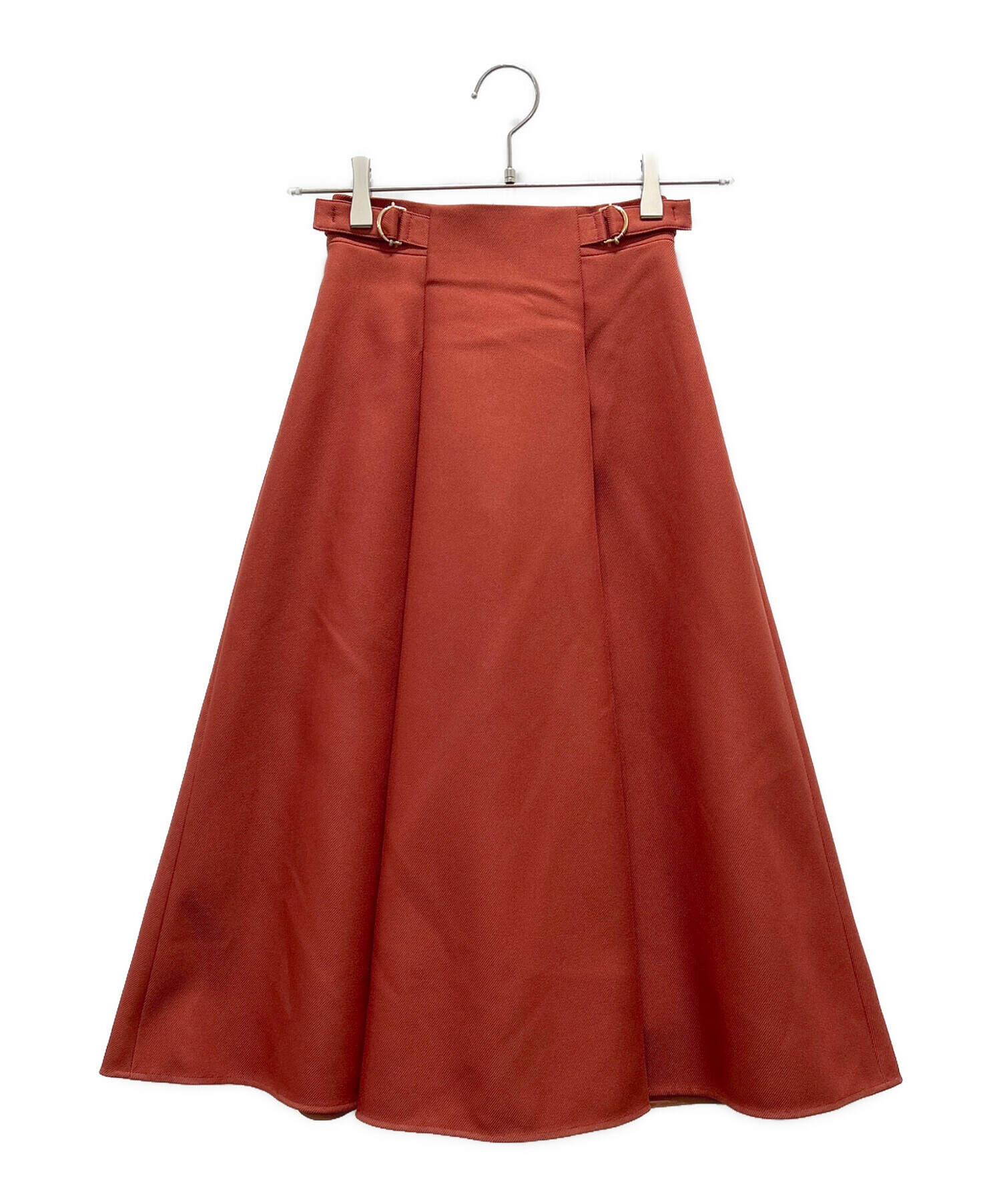 中古・古着通販】ANAYI (アナイ) フレアスカート ブラウン サイズ:34