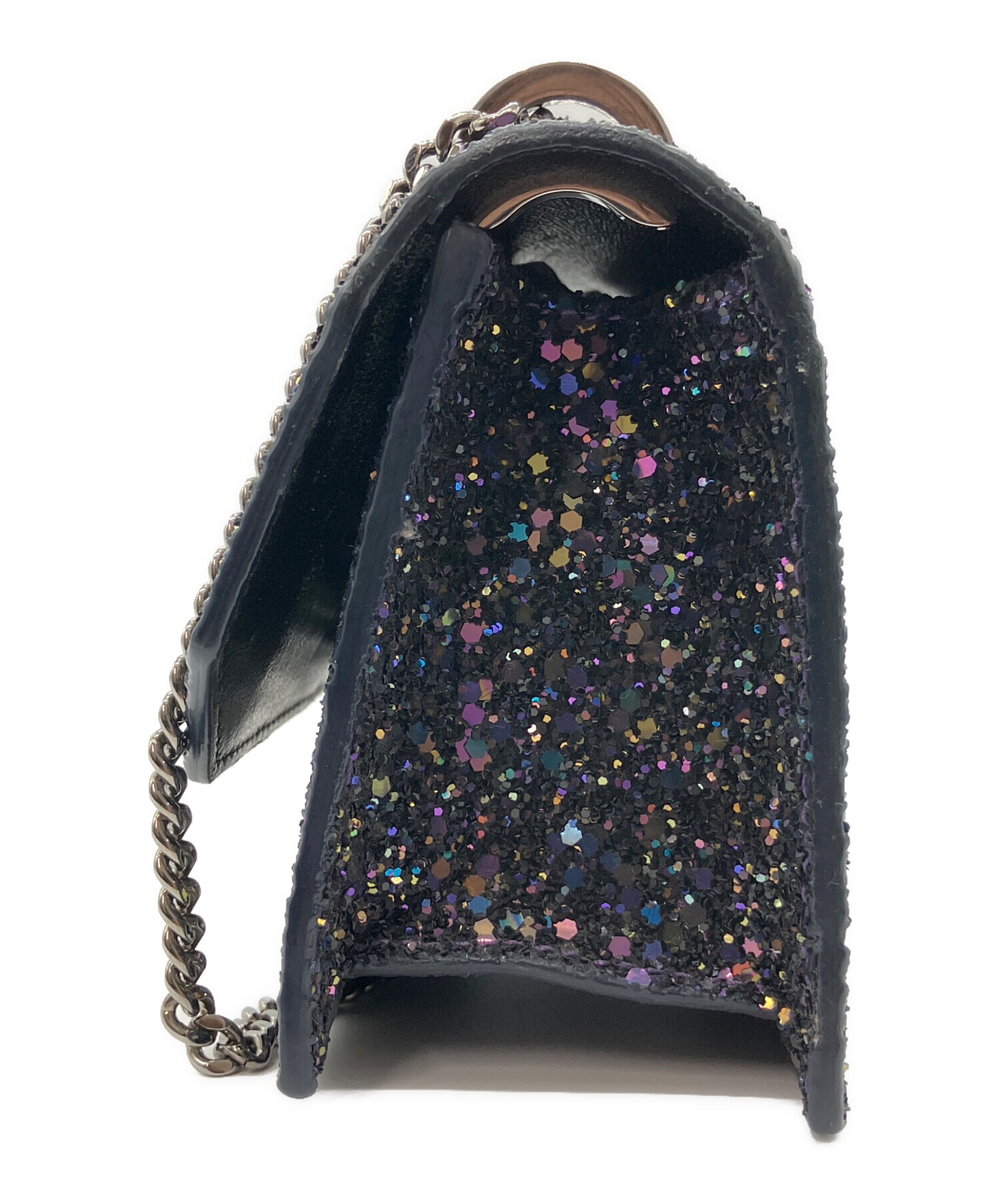 中古・古着通販】JIMMY CHOO (ジミーチュウ) チェーンショルダーバッグ