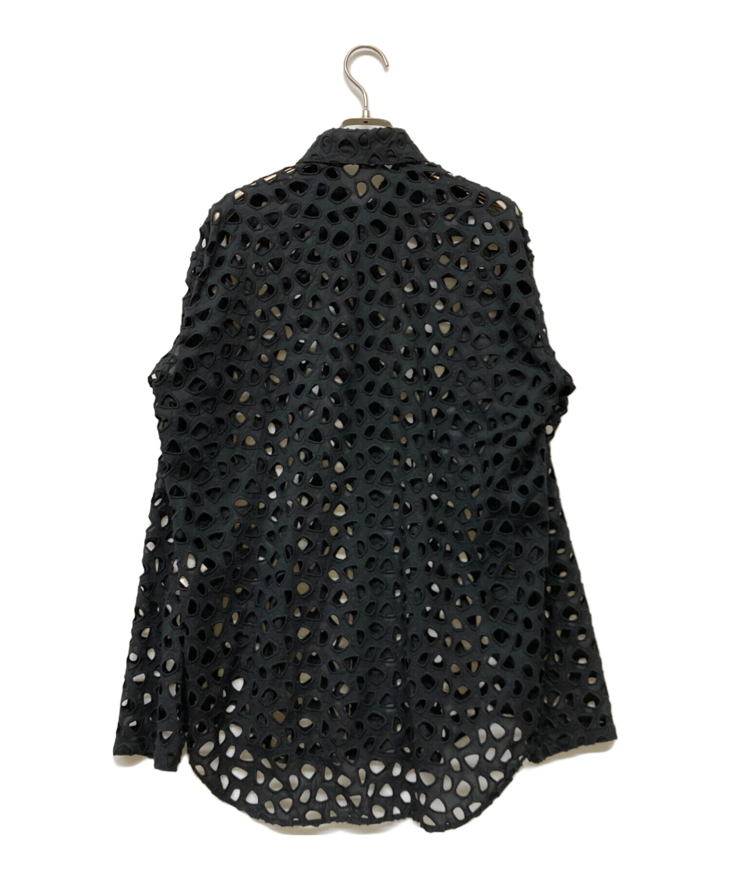 中古・古着通販】ERiKOKATORi (エリコカトリ) cutwork shirts ブラック