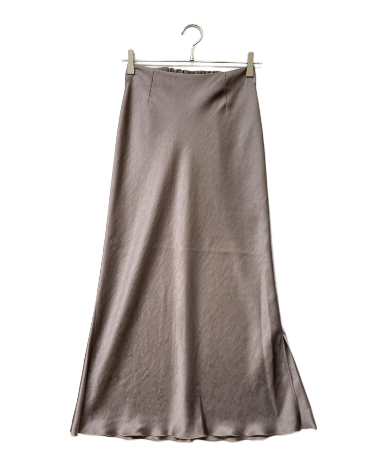 中古・古着通販】IENA (イエナ) ダブルサテンスカート グレー サイズ