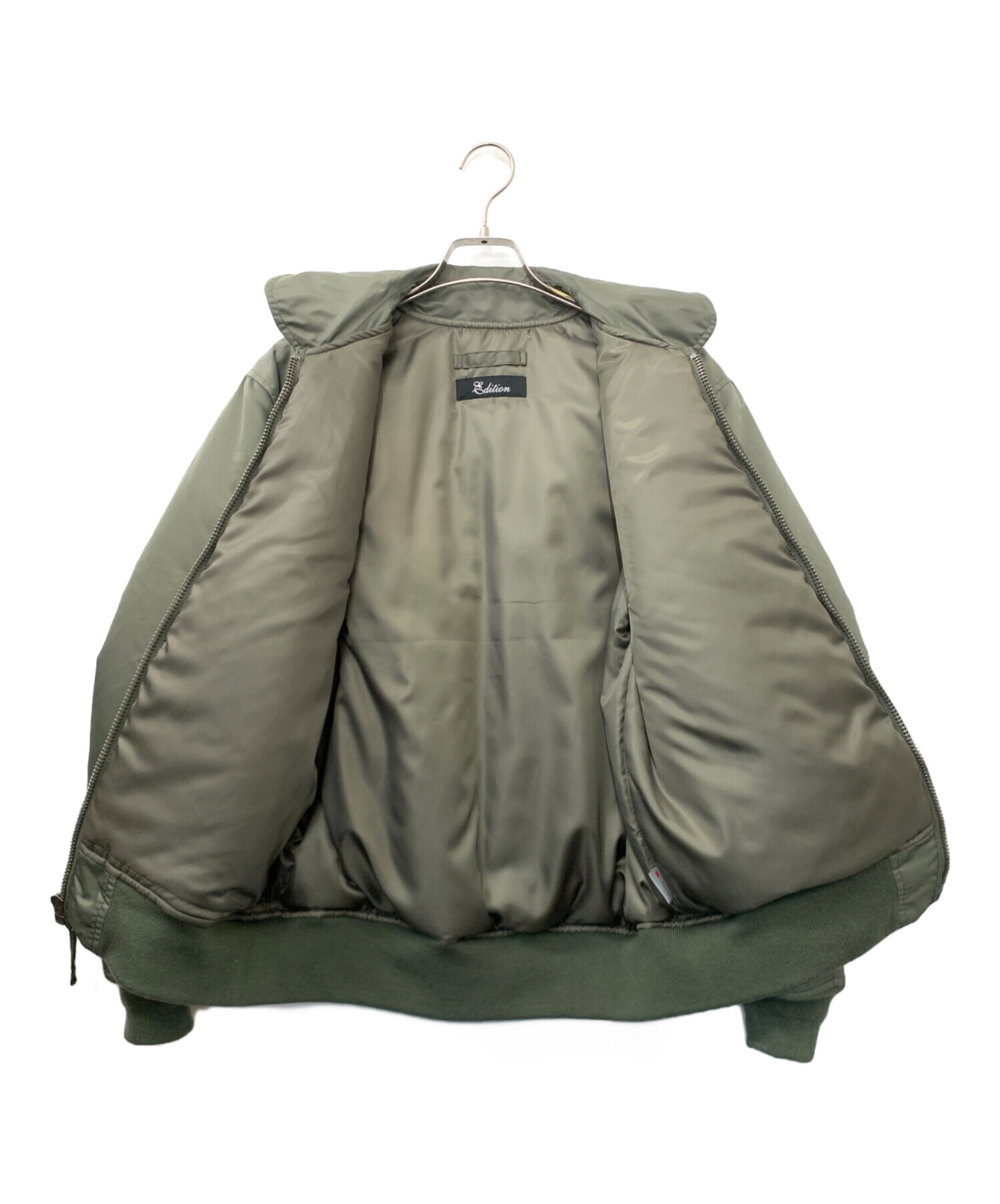 中古・古着通販】edition (エディション) CWUナイロンブルゾン カーキ 