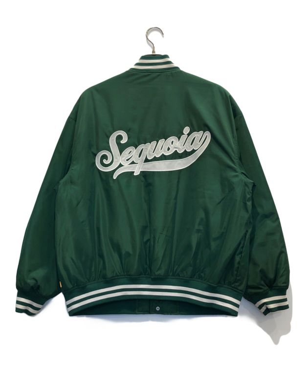 Levis   スタジャン　グリーン　袖レザー　サイズM   ビィンテージ品 Levis スタジャン グリーン 袖レザー サイズM ビィンテージ品