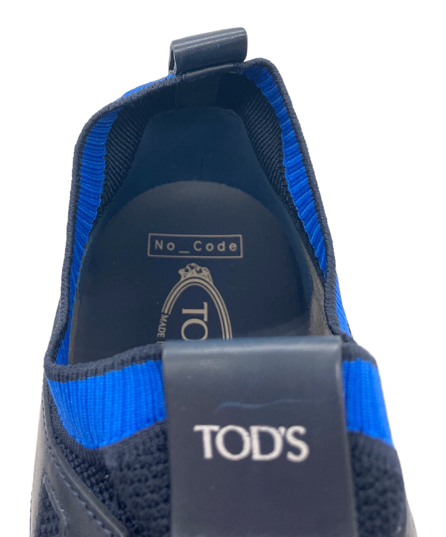 極美品 TOD'S トッズ チャンキースニーカー ネイビー スエード 中古・古着通販】TOD'S (トッズ) No Code スニーカー ネイビー サイズ