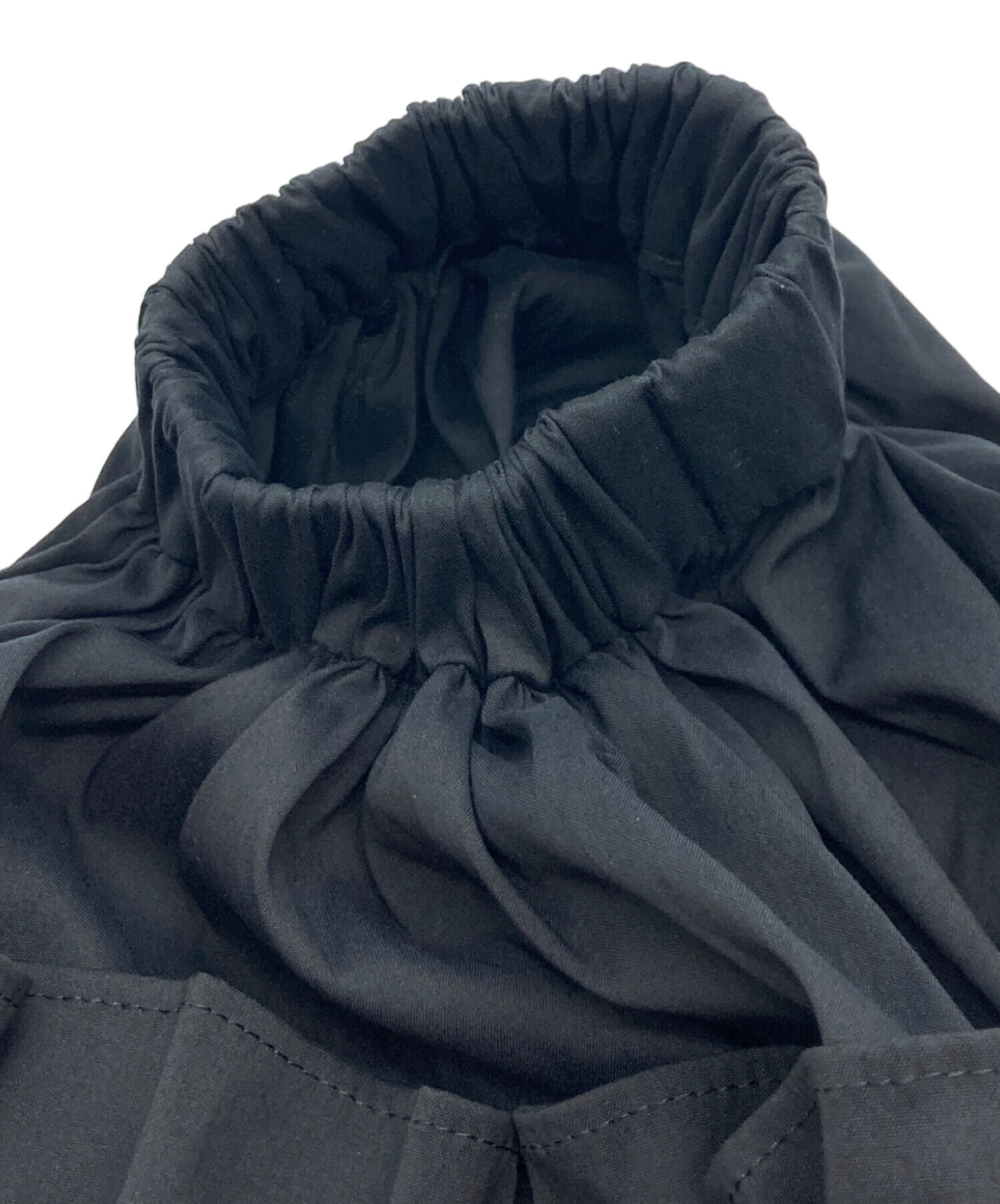 yori ヨリ スカラップスリーブブラウス 38 ネイビー yori ヨリ